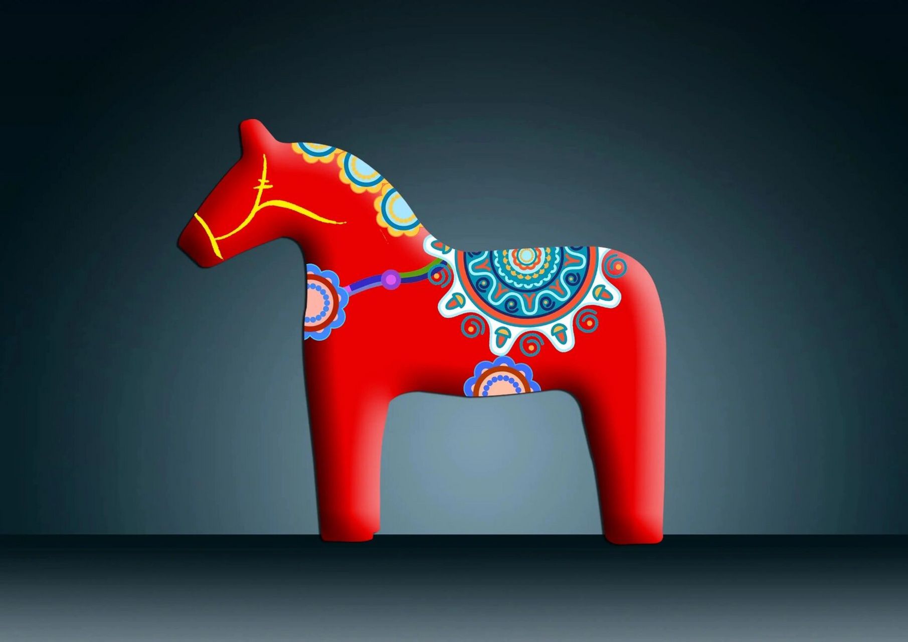 历史溯源 达拉木马是一种起源于瑞典达拉纳省(dalarna l01n)的纯