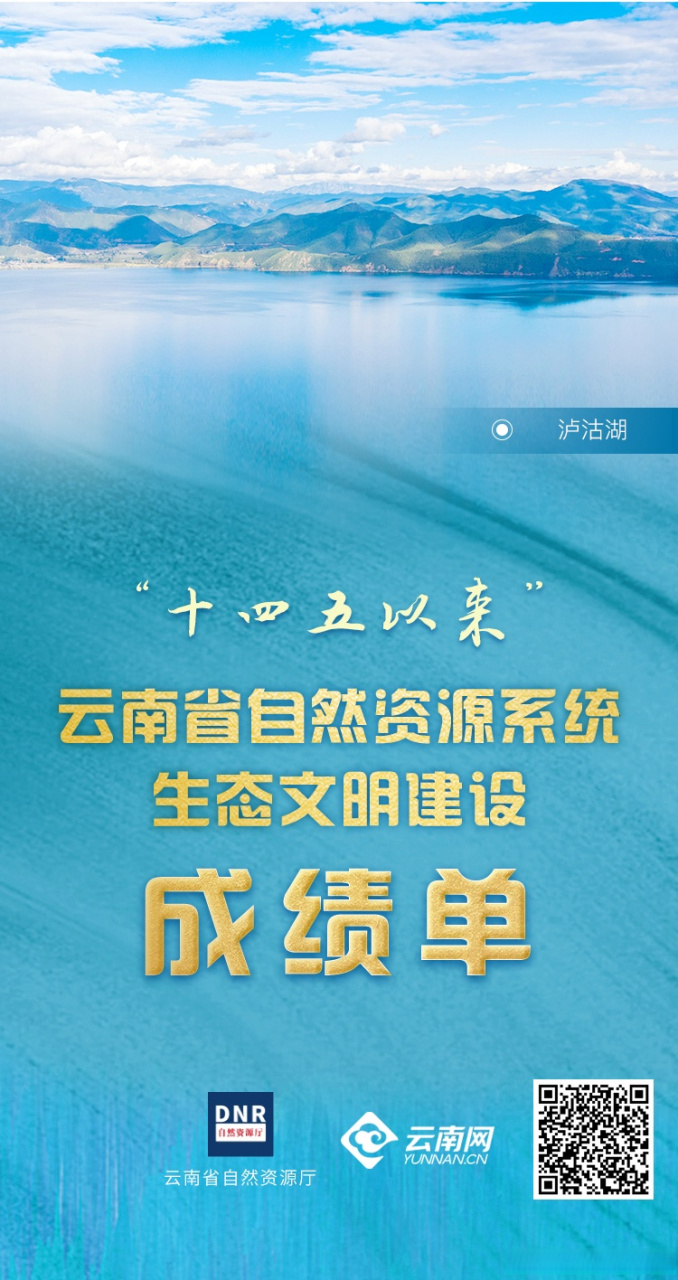 全国生态日【一起看云南自然资源系统生态文明建设成绩单】8月15日