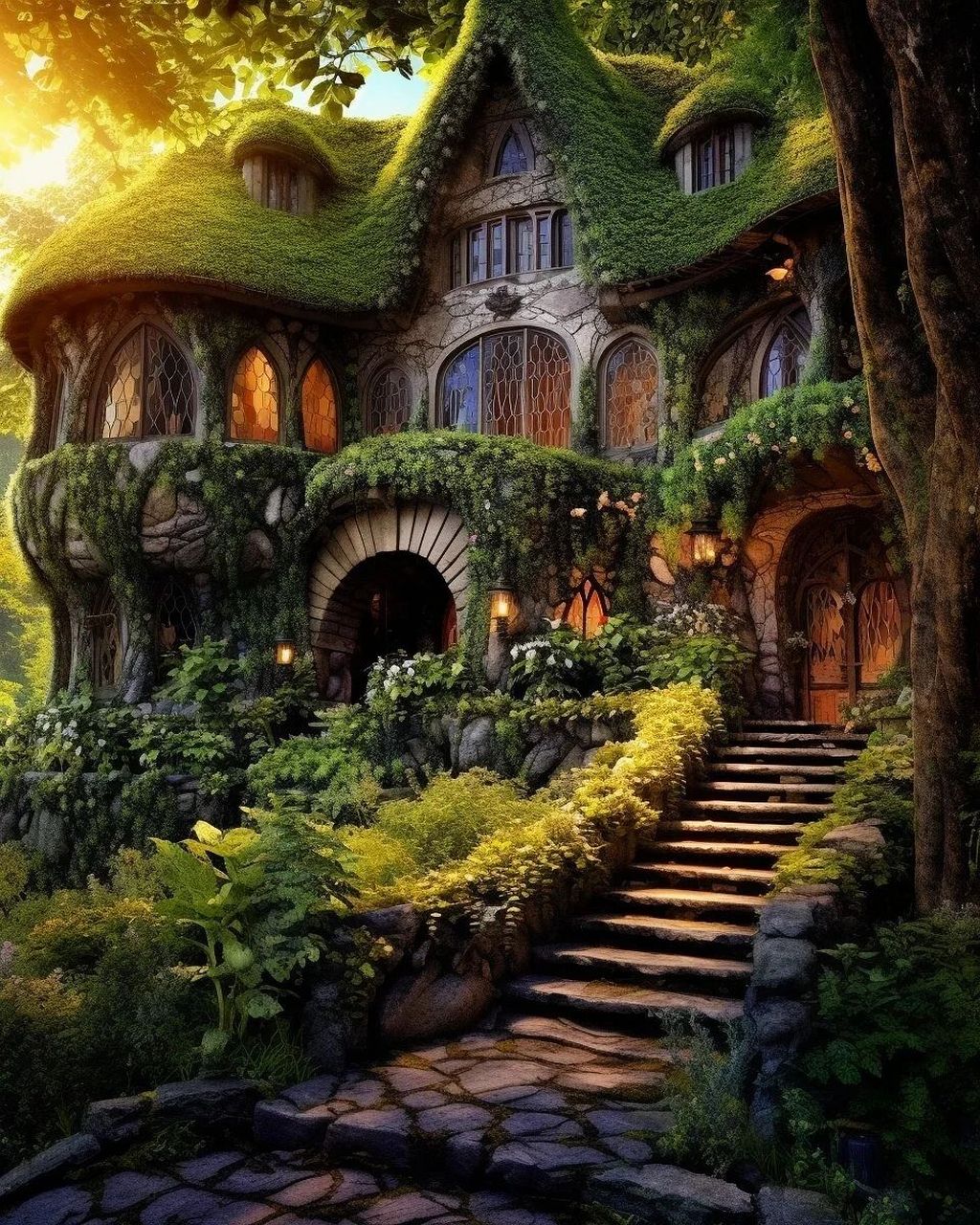 又是被童话木屋9115治愈的一天! #小木屋# #治愈自己# #ai插画