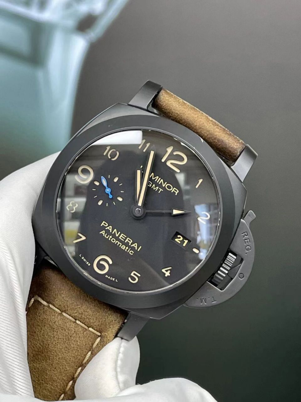 沛纳海pam01441 沛纳海luminor1950系列pam01441自动机械男表,全球