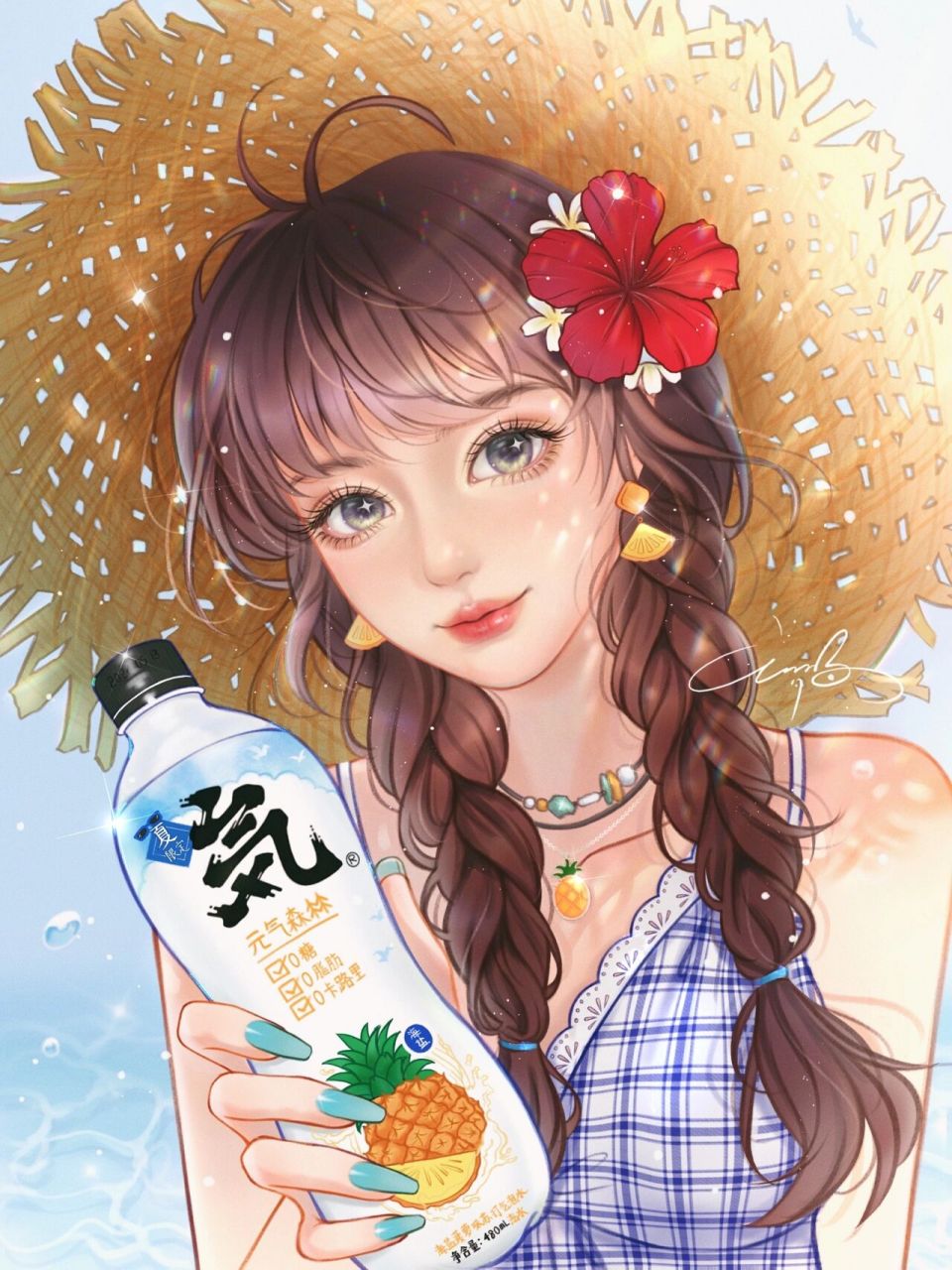 女生头像九宫格|吃货女孩头像|少女插画 凑了一波吃货女孩九宫格 (有