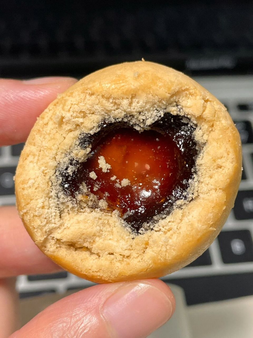 我妈随手买的黑糖麻薯烧!