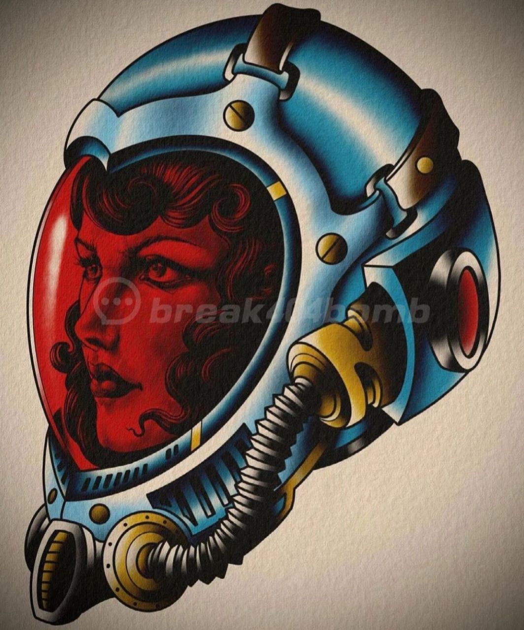 oldschool彩色花臂拼接纹身手稿 适合拼接花臂的中大图 · · · #old