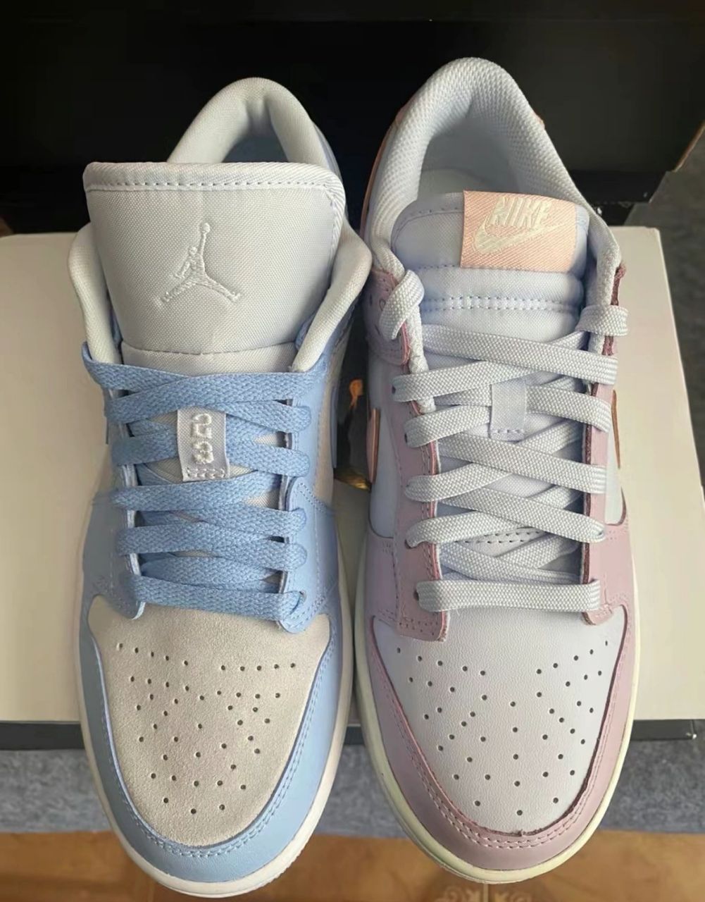 aj1low比dunk贵是有原因 从做工,品控,材质使用上都要比dunk强 很多