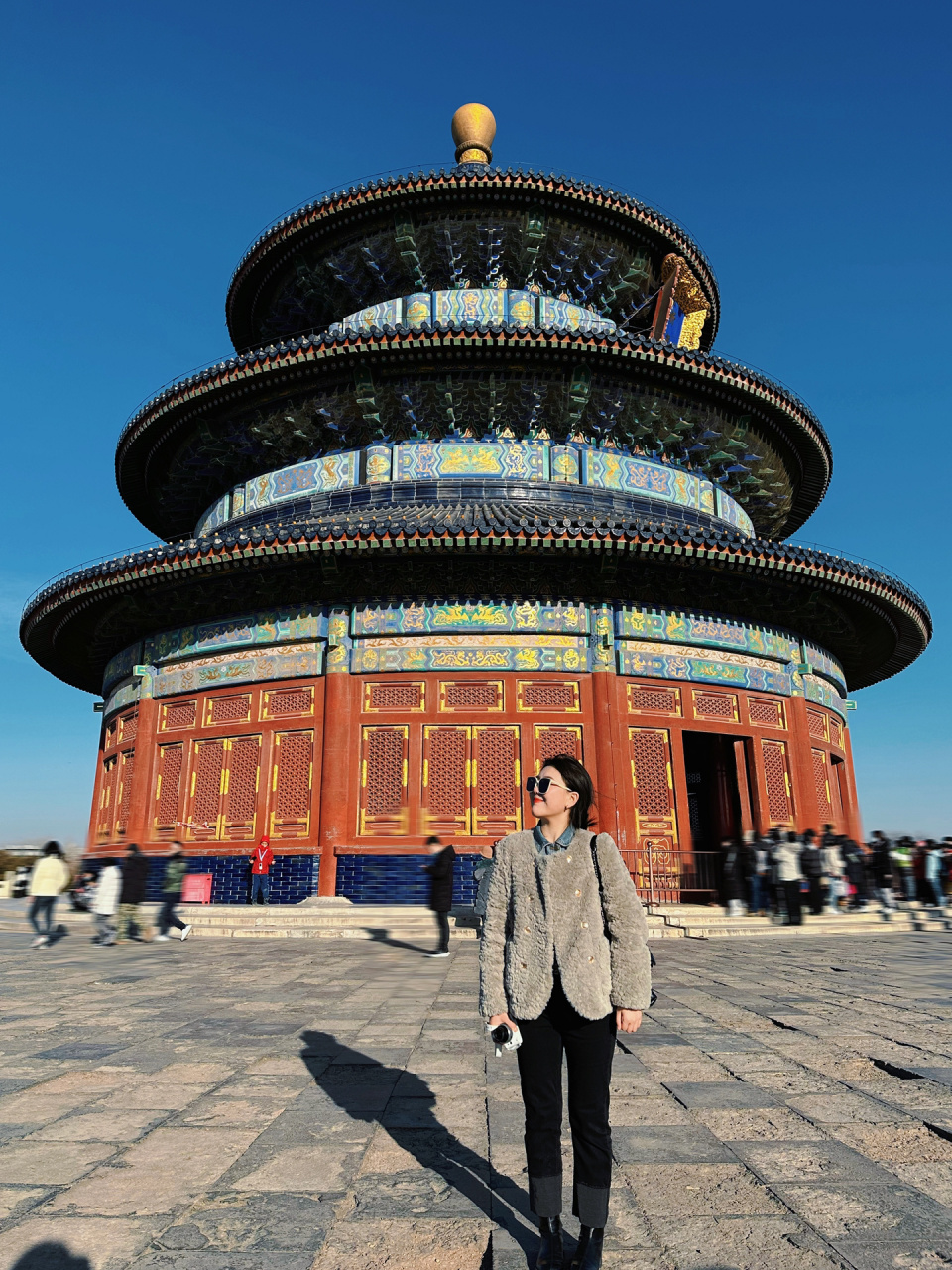 北京旅行day1—在天坛拍正儿八经的游客照 91 北京旅行第一站就去了