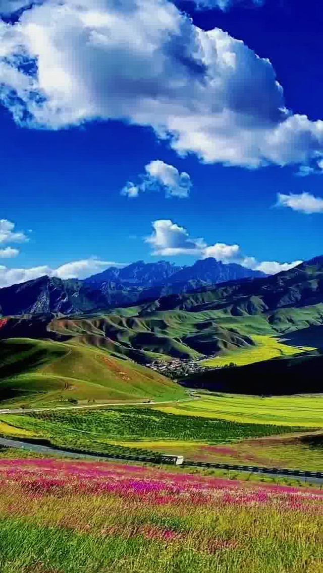 青藏高原自然美景