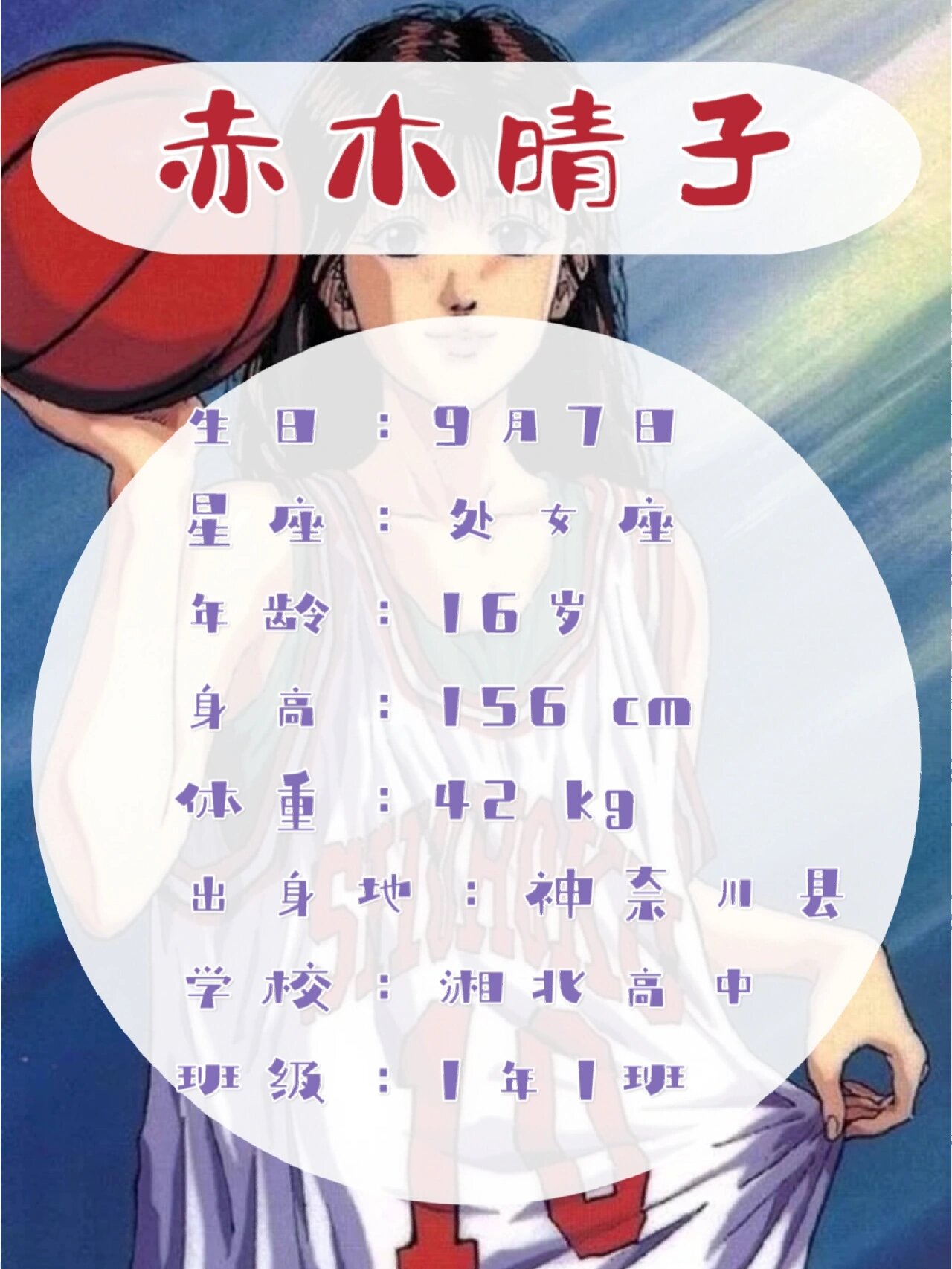 灌篮高手系列‖赤木晴子