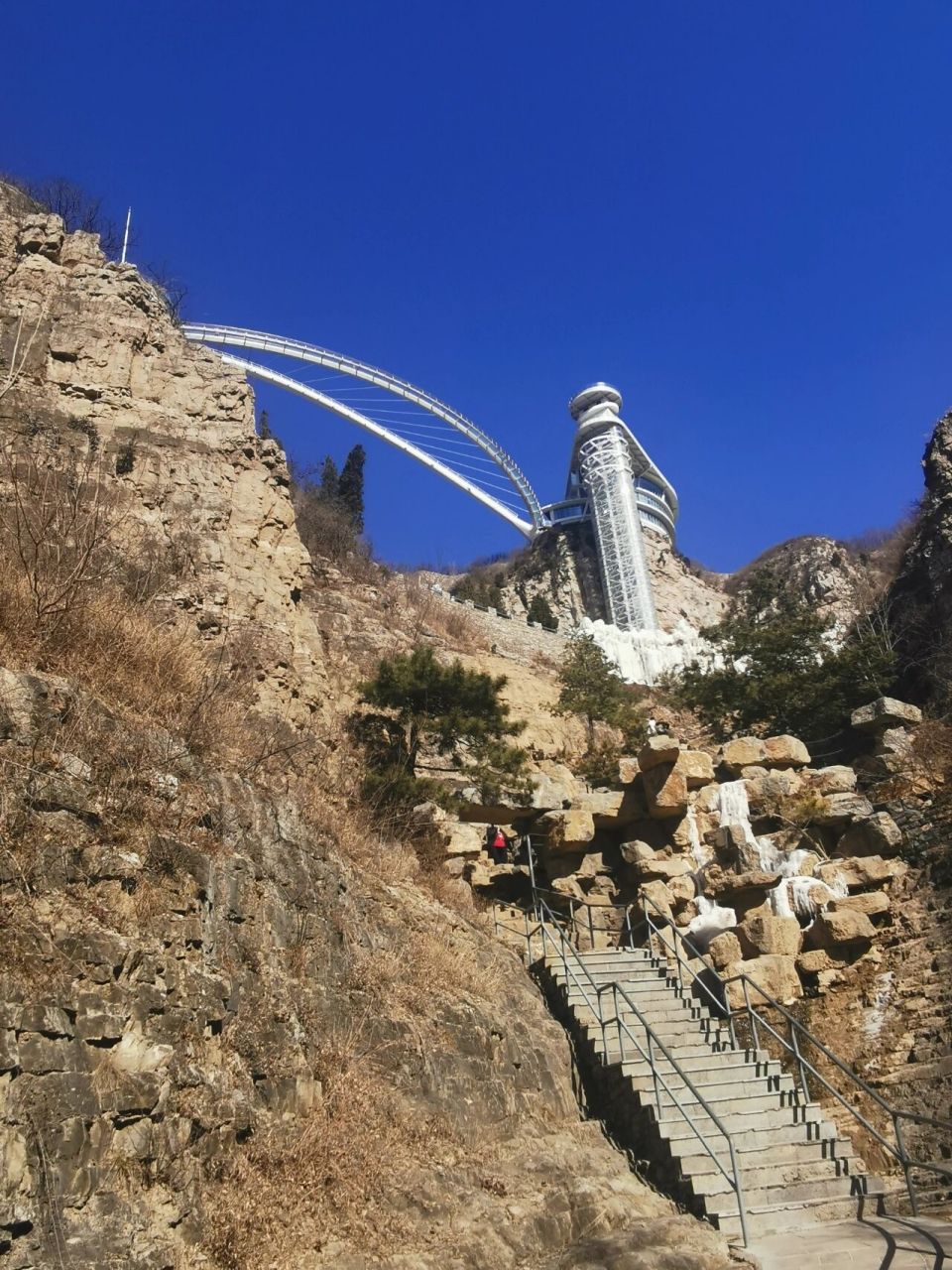 潭溪山一日游攻略 临淄--潭溪山  开车一个半小时,有一段土路很难开