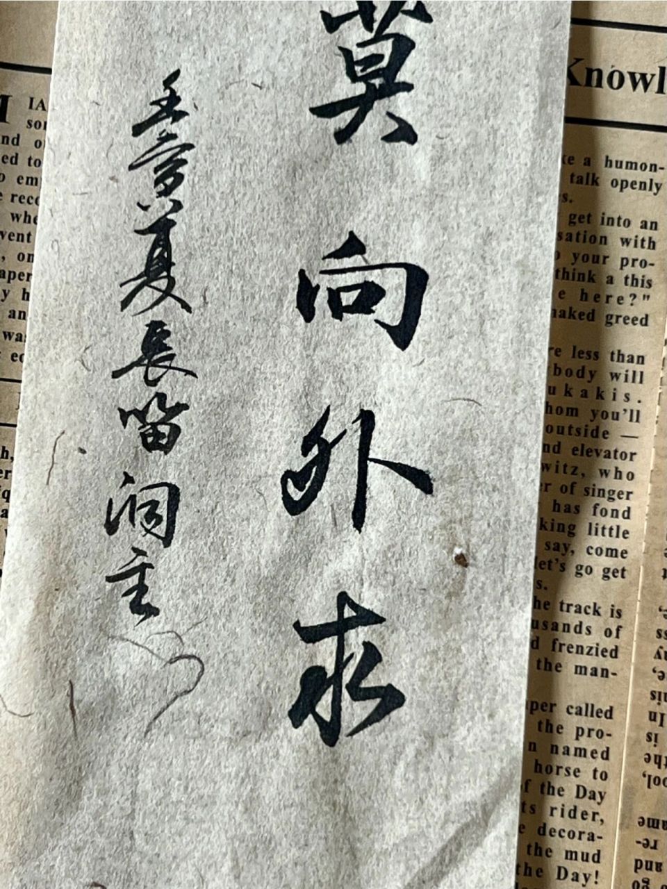 莫向外求 有求皆苦 无求品自高#每日练字打卡# #我的书法分享# #传统