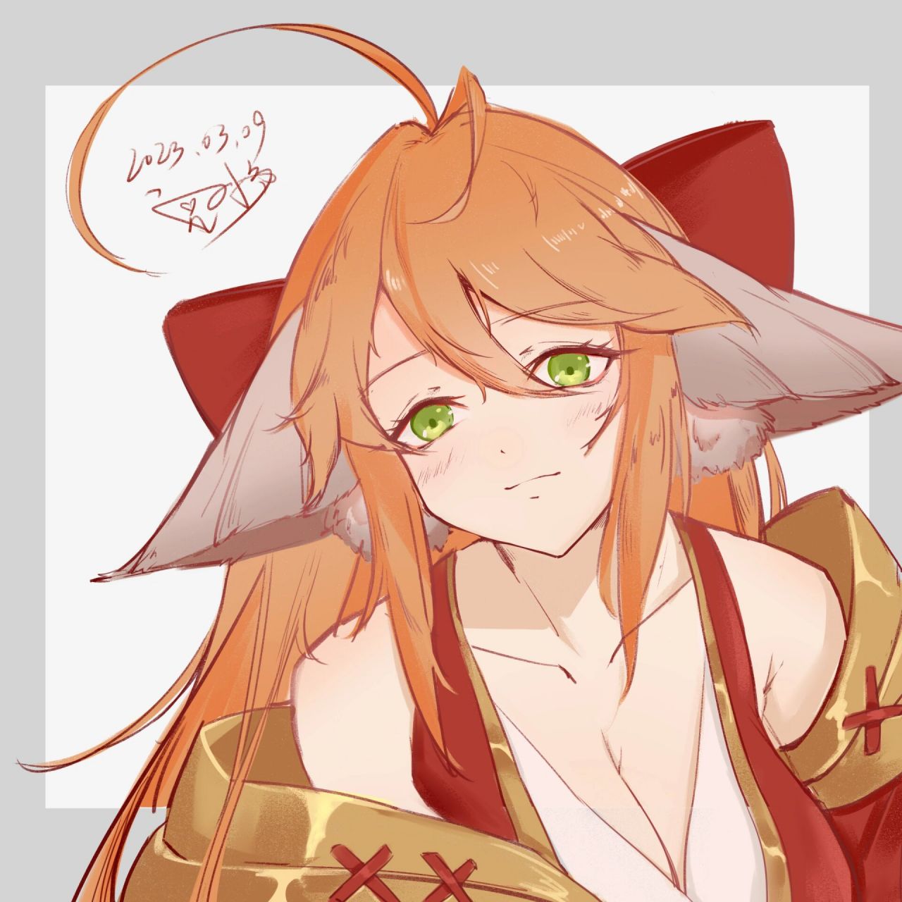 涂山红红 发一下之前的摸鱼,啊一个月了噶哈哈哈哈