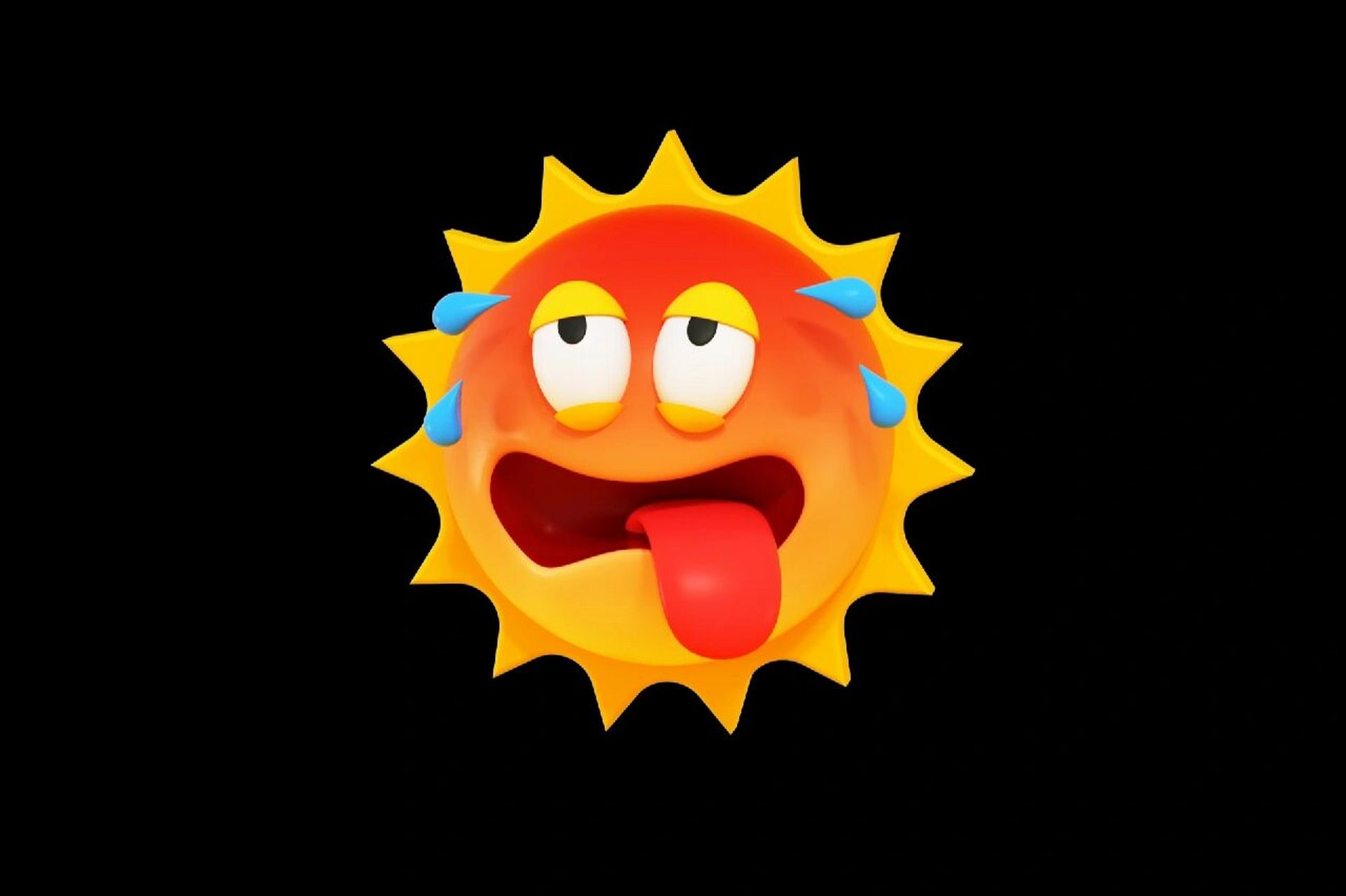 免抠元素|卡通太阳98表情包 第一次分享表情包的免抠素材,还是有点