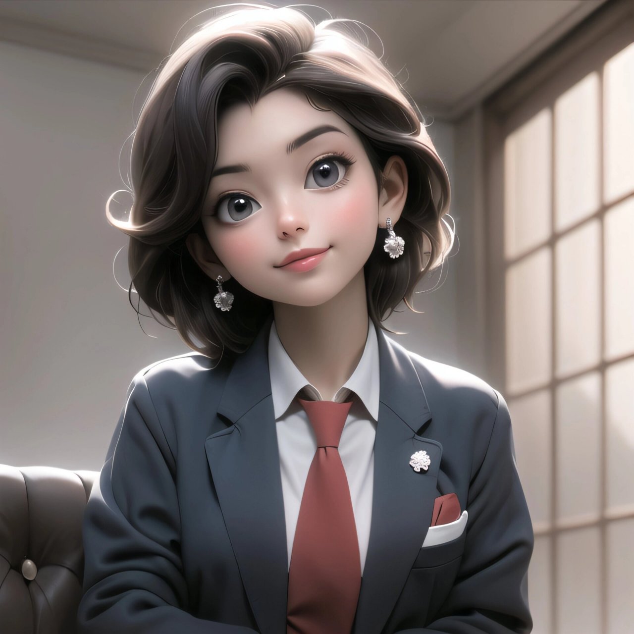 女生头像 短发御姐头像 西服职业头像合集 粉丝要求更新短发的头像,这