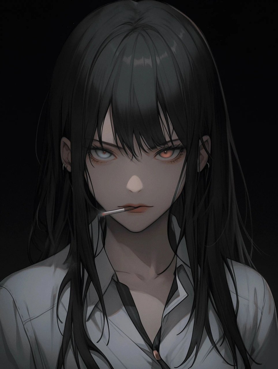 【现代头像】抽烟的霸气御姐头像,帅帅哒  来吧,秋天的第一根烟, 霸气