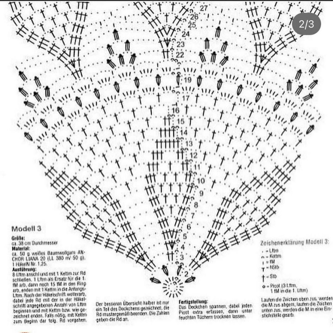 【图解】钩针手工编织 蕾丝餐巾桌布花片图案 #编织# #手工编织