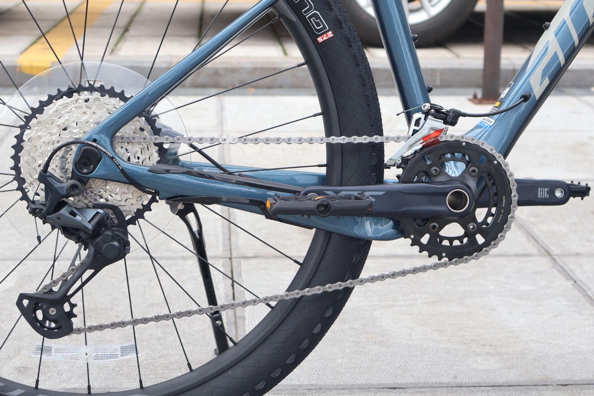 捷安特碳纤维山地车xtc adv 297    捷安特adv碳纤维车架;禧玛诺slx