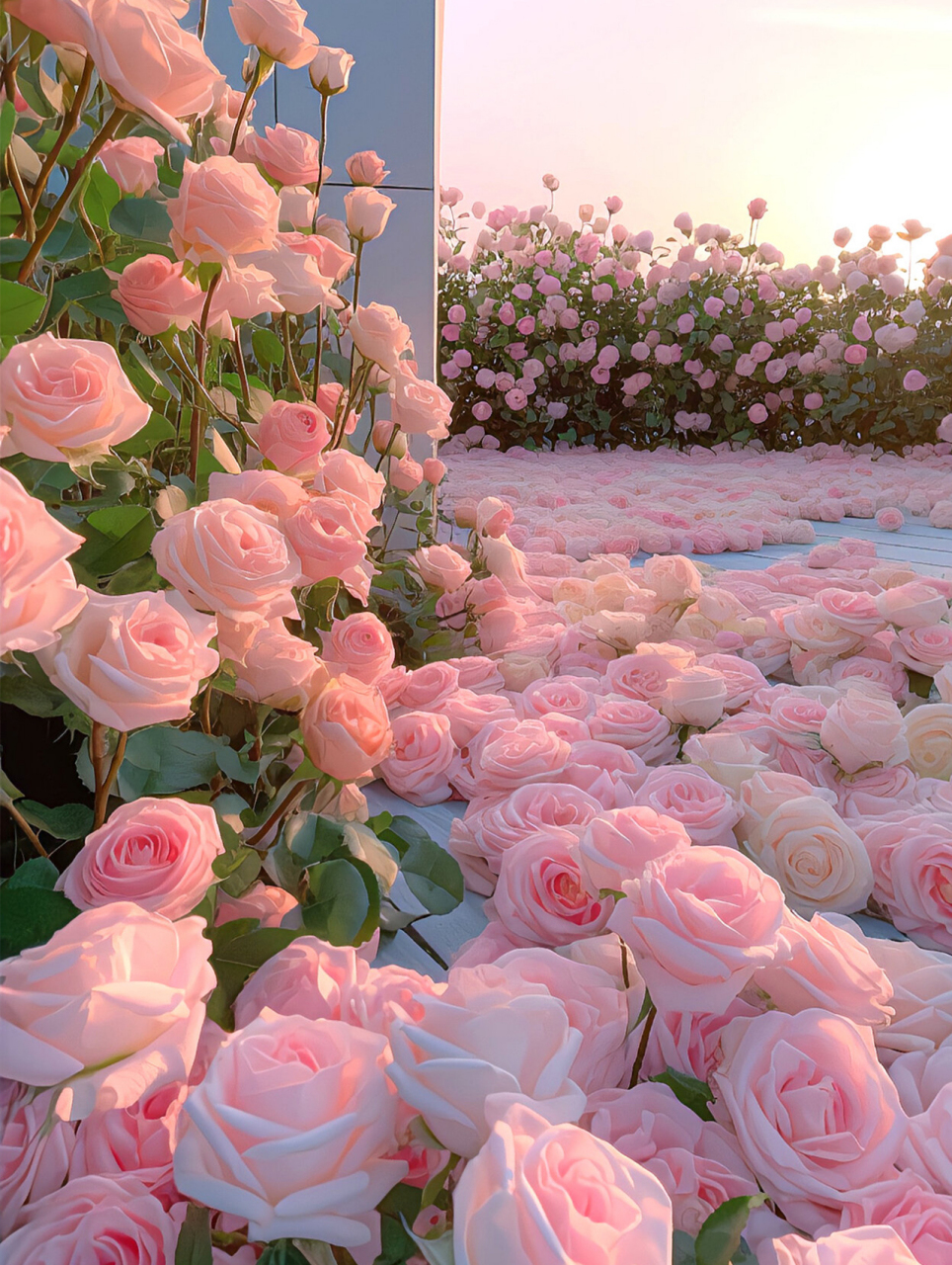 94  95这些粉色图片,每一张都像是梦幻般的仙境,让人看了就心生