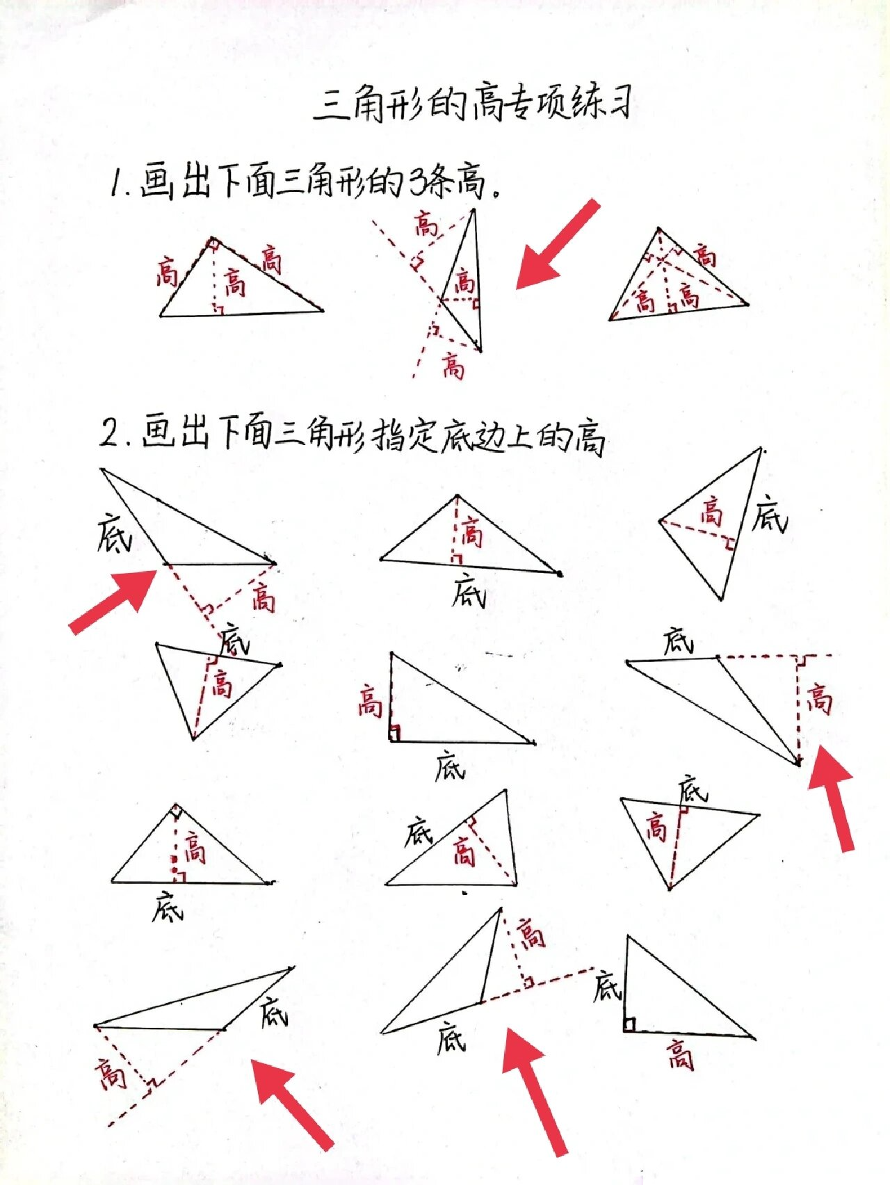 等边三角形直观图画法图片