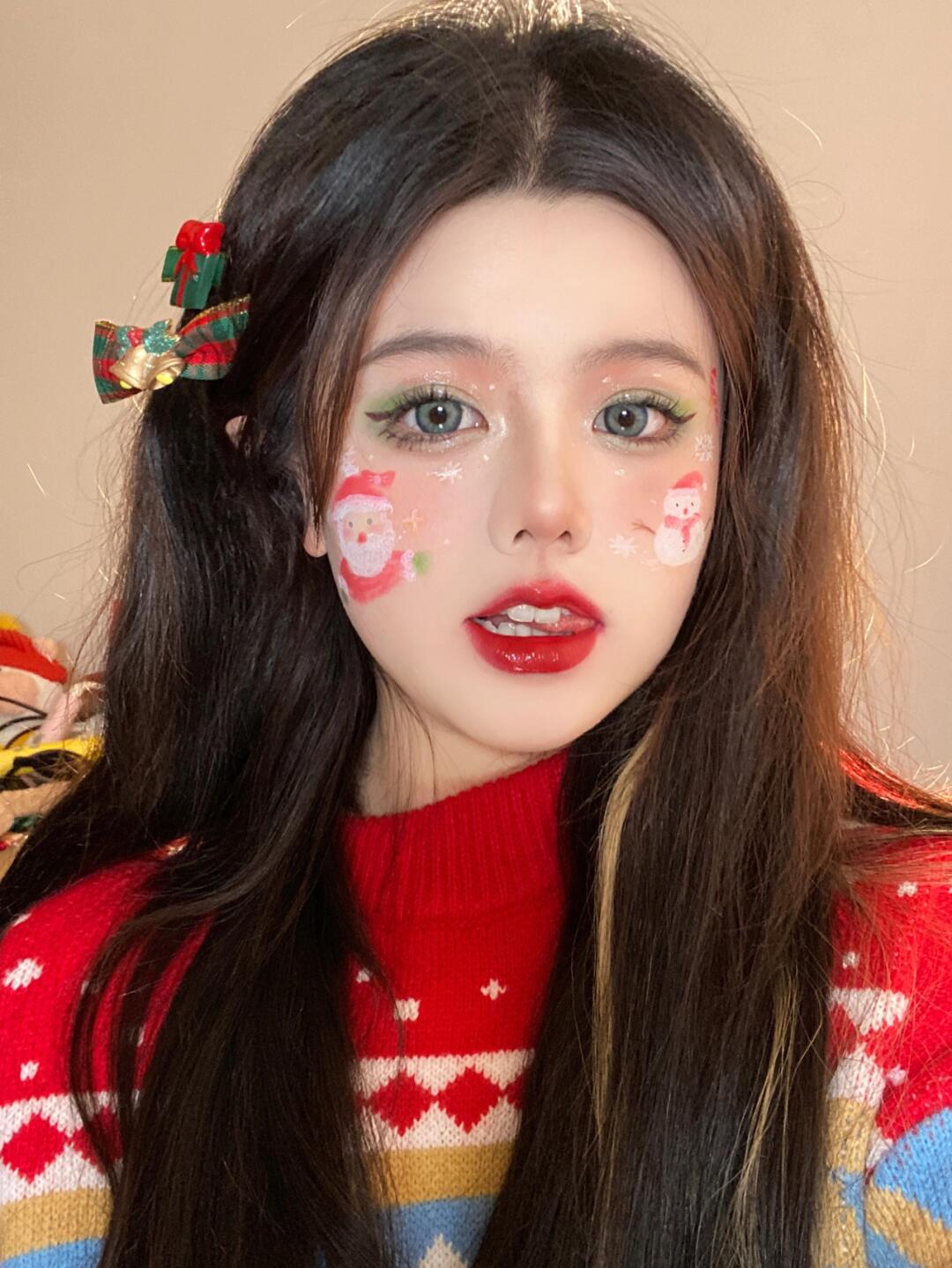 🎄圣诞妆容第好多弹! | 小雪人妆容