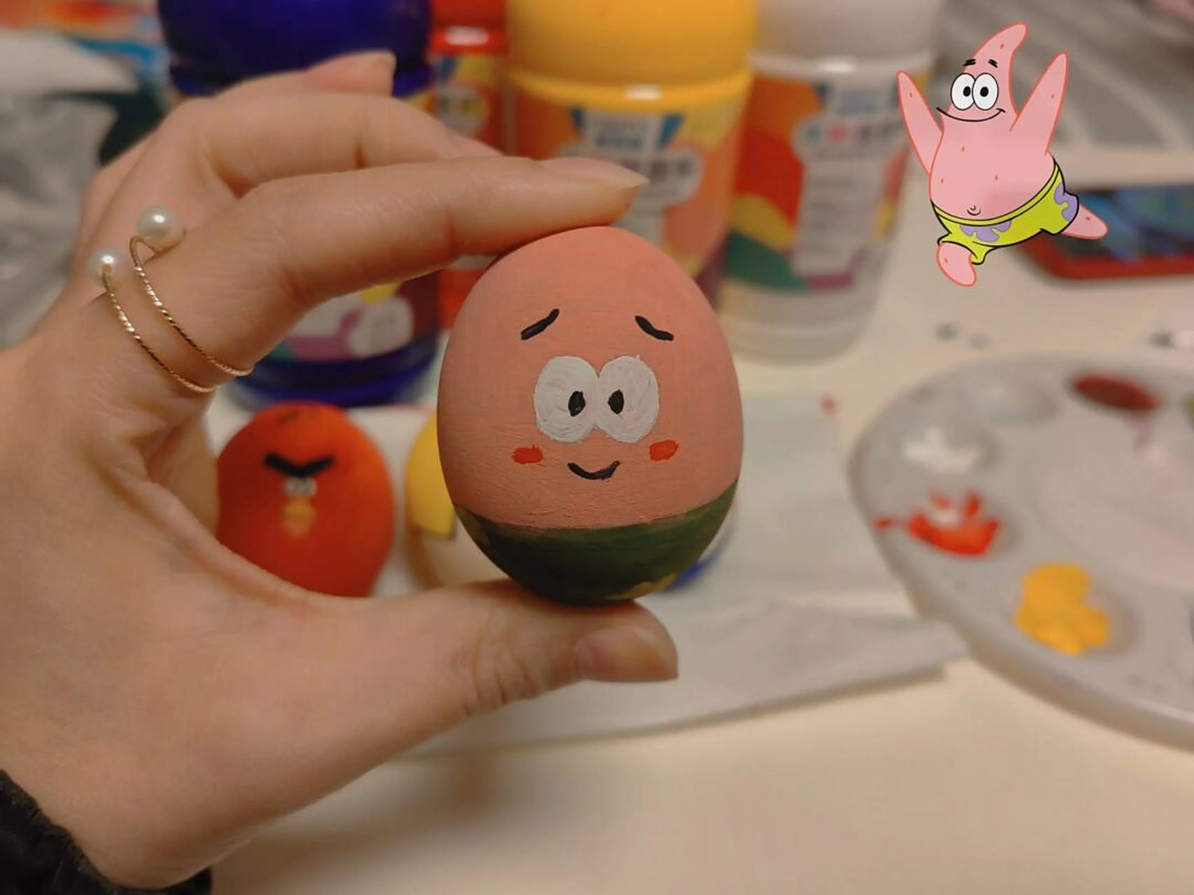 鸡蛋画画啦 鸡蛋上画画96