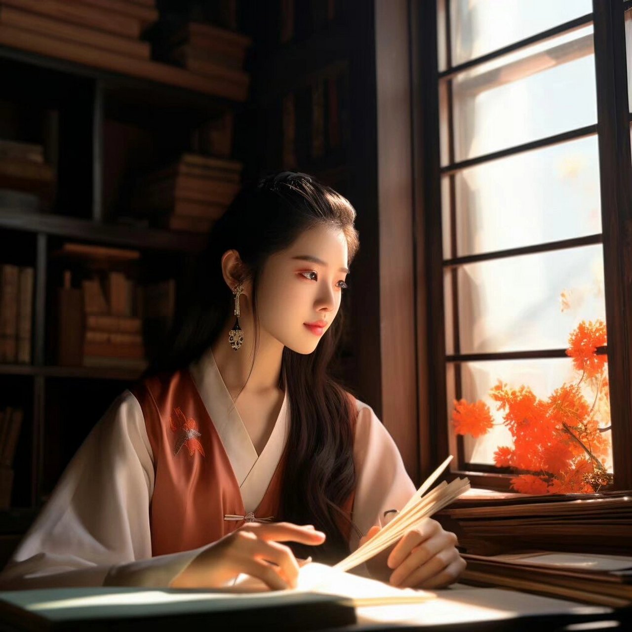 文静女生头像岁月静好 92源自微博 礼貌取92