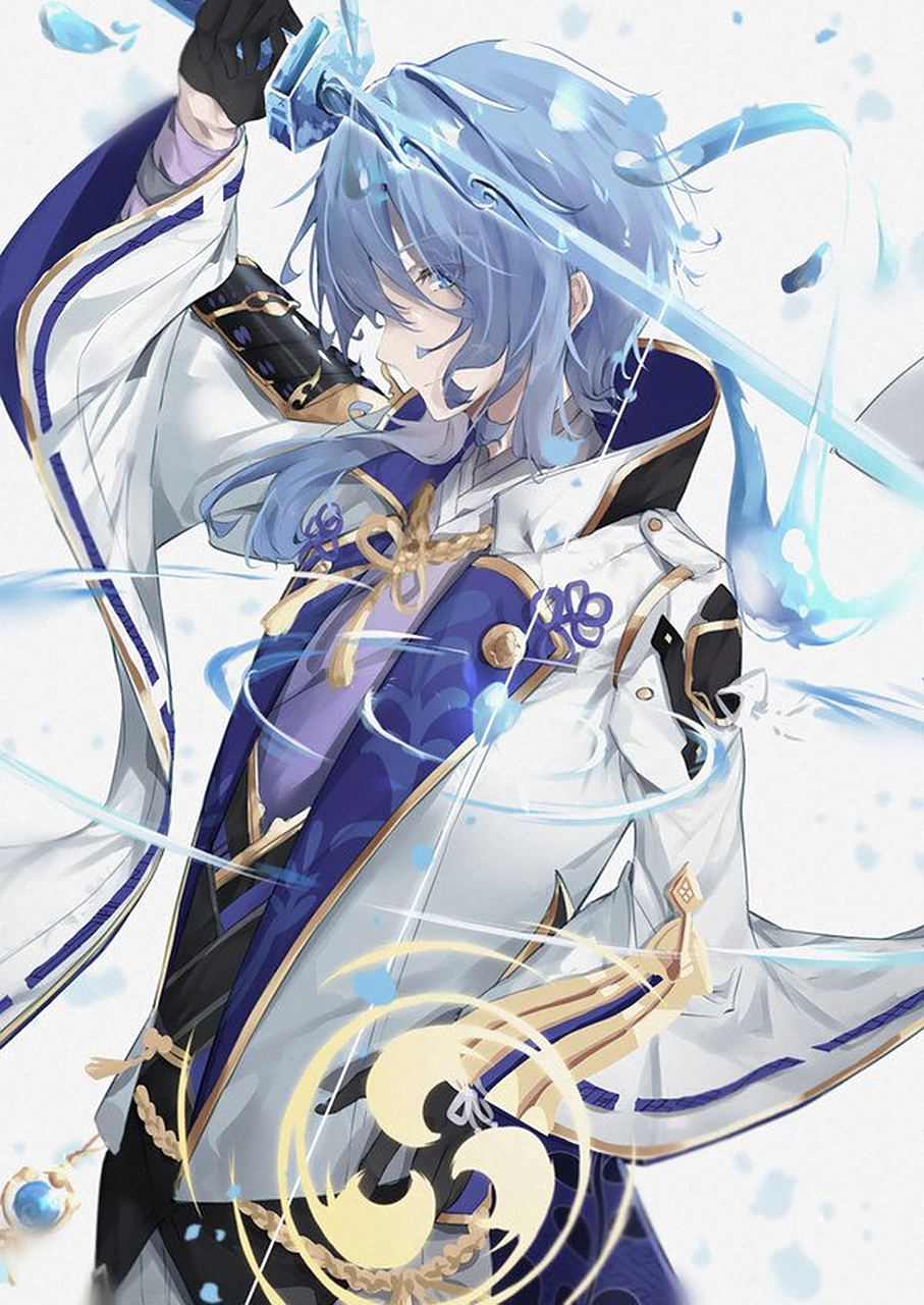 原神图片|神里绫人壁纸  神里绫人 这样悠闲平静的时间,多增加一点