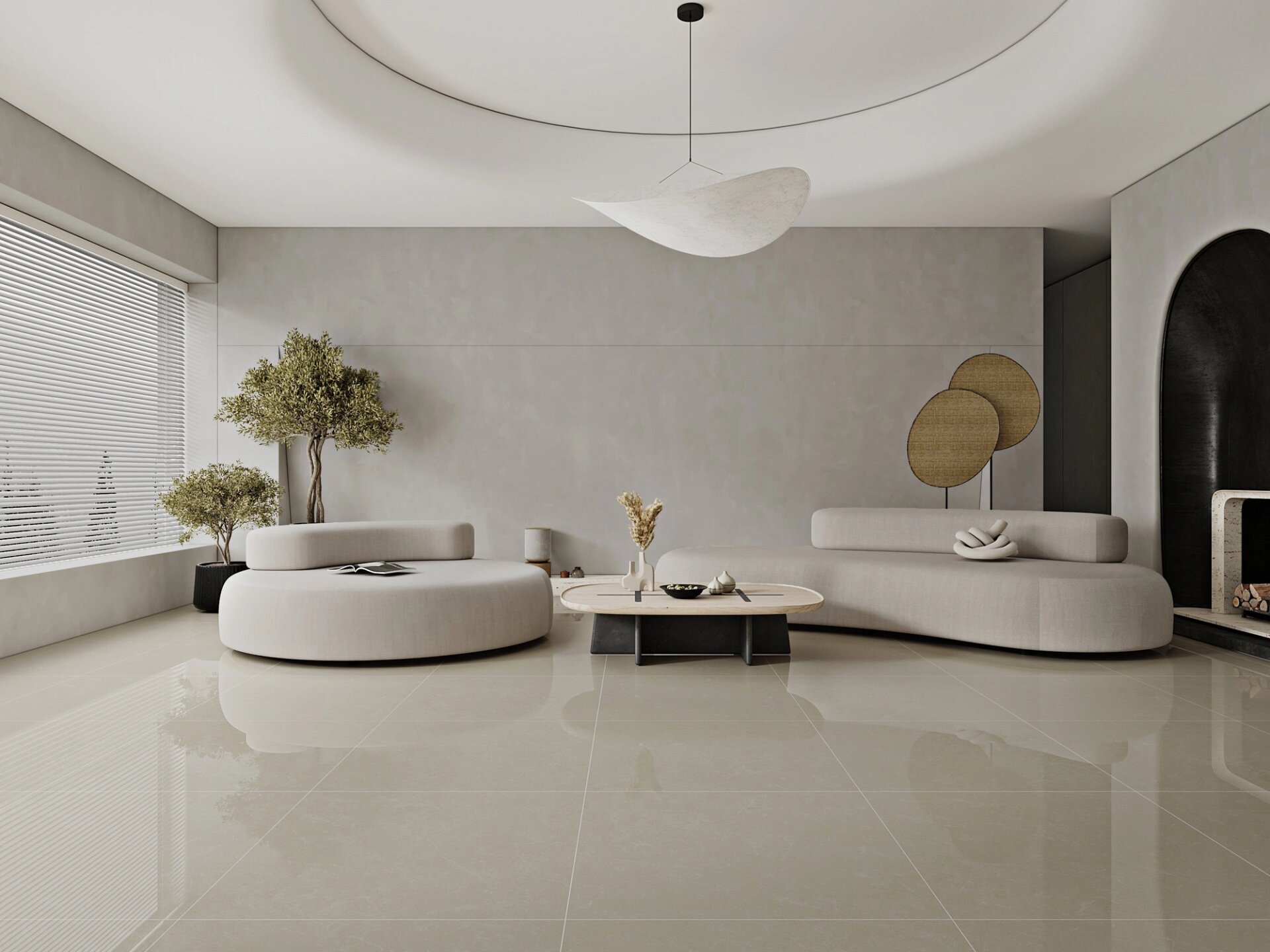 暖色系瓷砖搭配