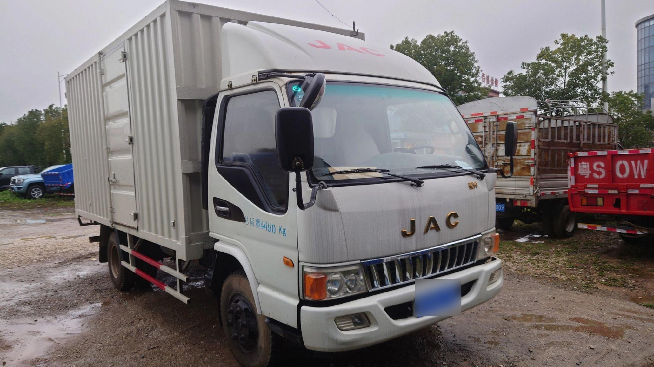 jac骏铃厢式货车4米二,￥35800.2蓝牌货车 好车不等人