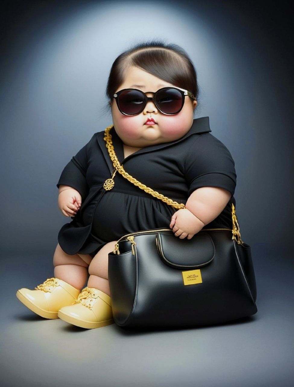 胖嘟嘟的小富婆来了