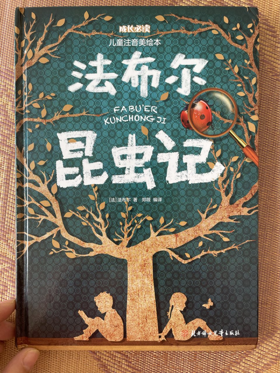 法布尔昆虫记 显然是小学生可以阅读的书,我买了,他看不懂,于是我自己