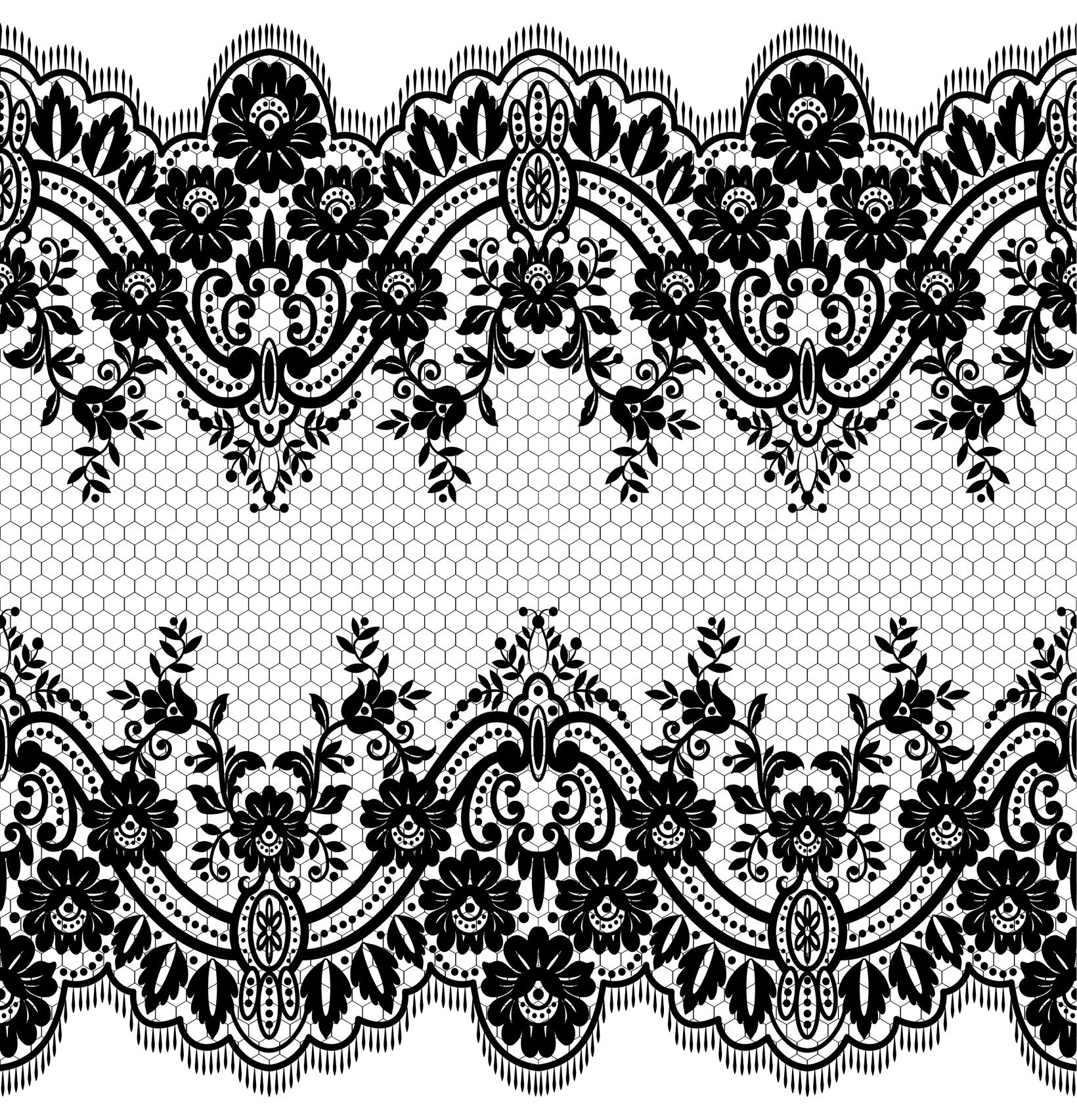 服装设计必备素材——④蕾丝花边