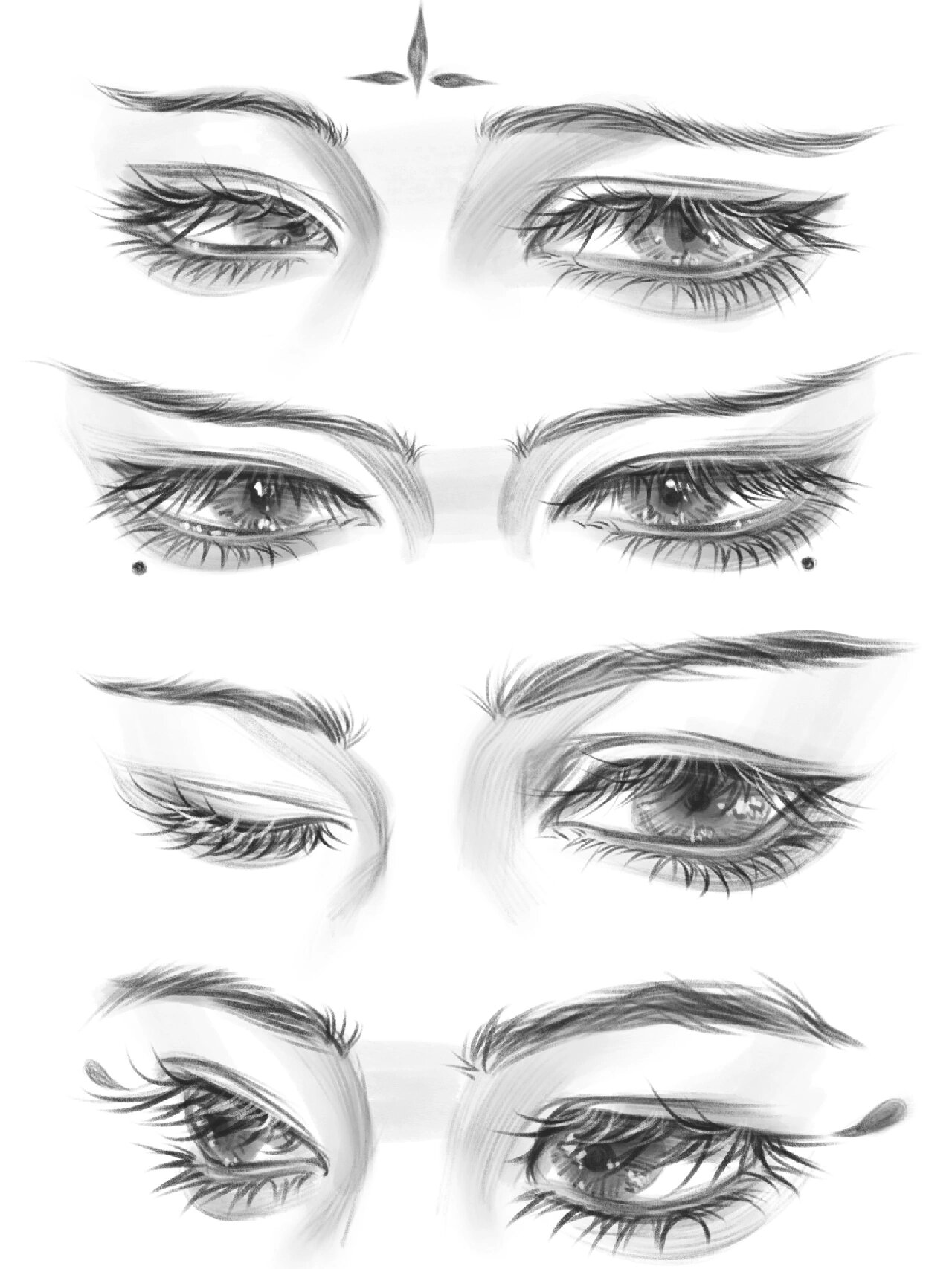 15/10005|古风·眼睛·男生92图文版2|附笔刷