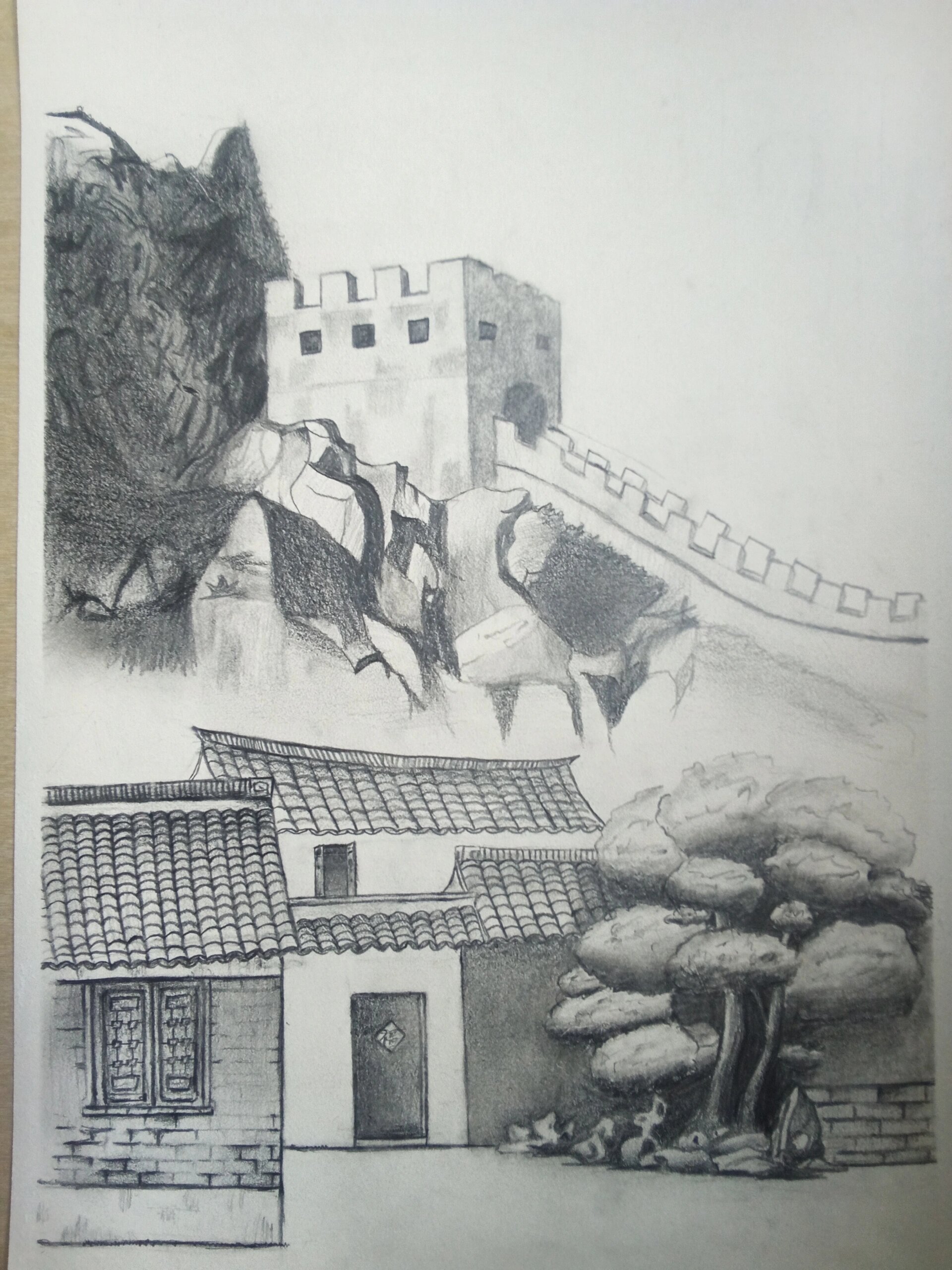 素描手抄报