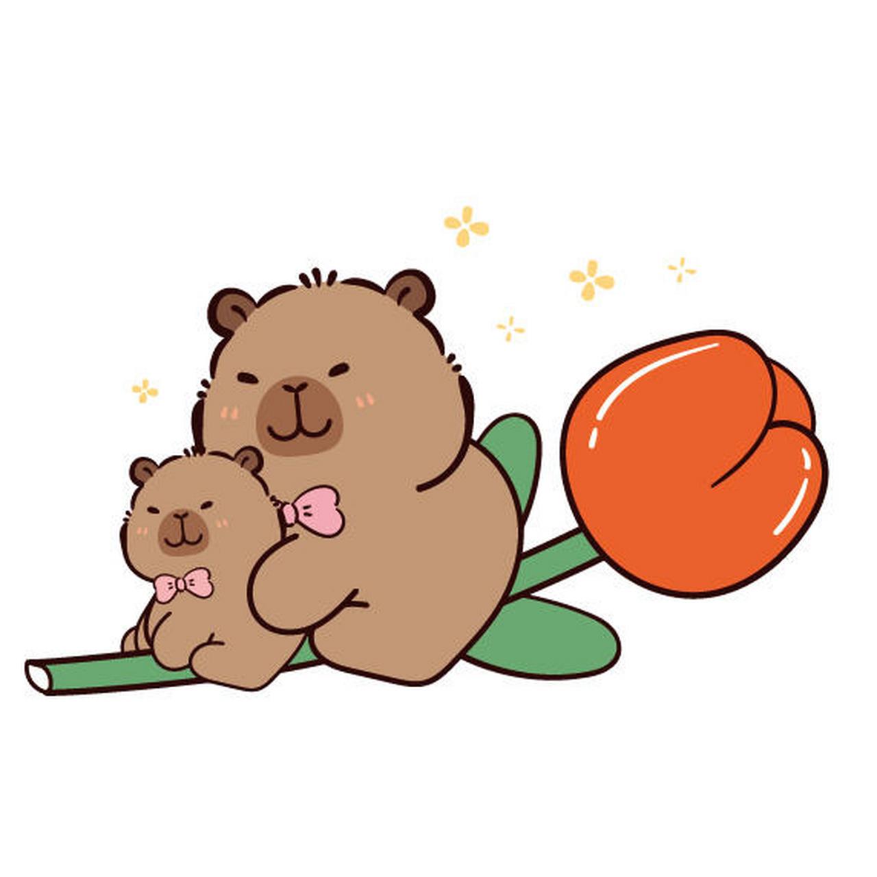 巴拉#0202#卡皮巴拉水豚#0202#萌豚#0202#卡皮巴拉头像