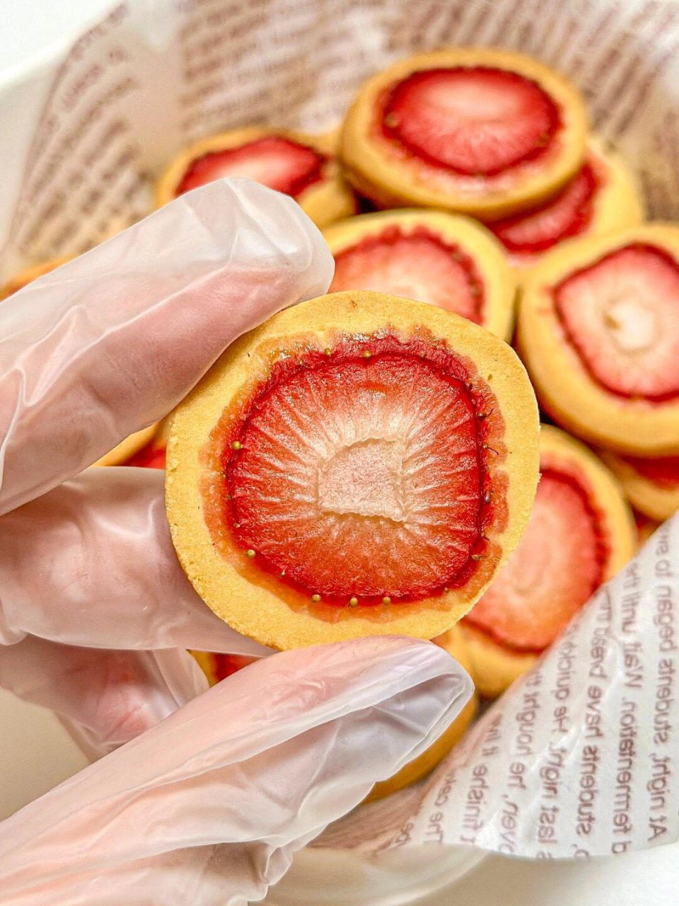 免打发6015零难度6015巨巨好吃的草莓曲奇饼干 家里还有前几