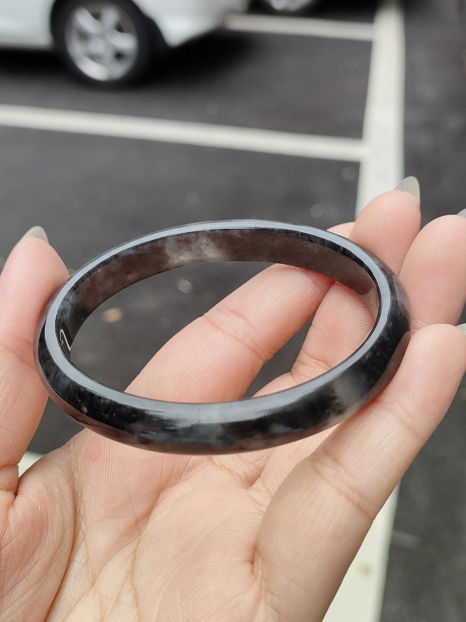 心心念念的三位数的冰乌鸡贵妃翡翠手镯 这是不是你们心心念念的三