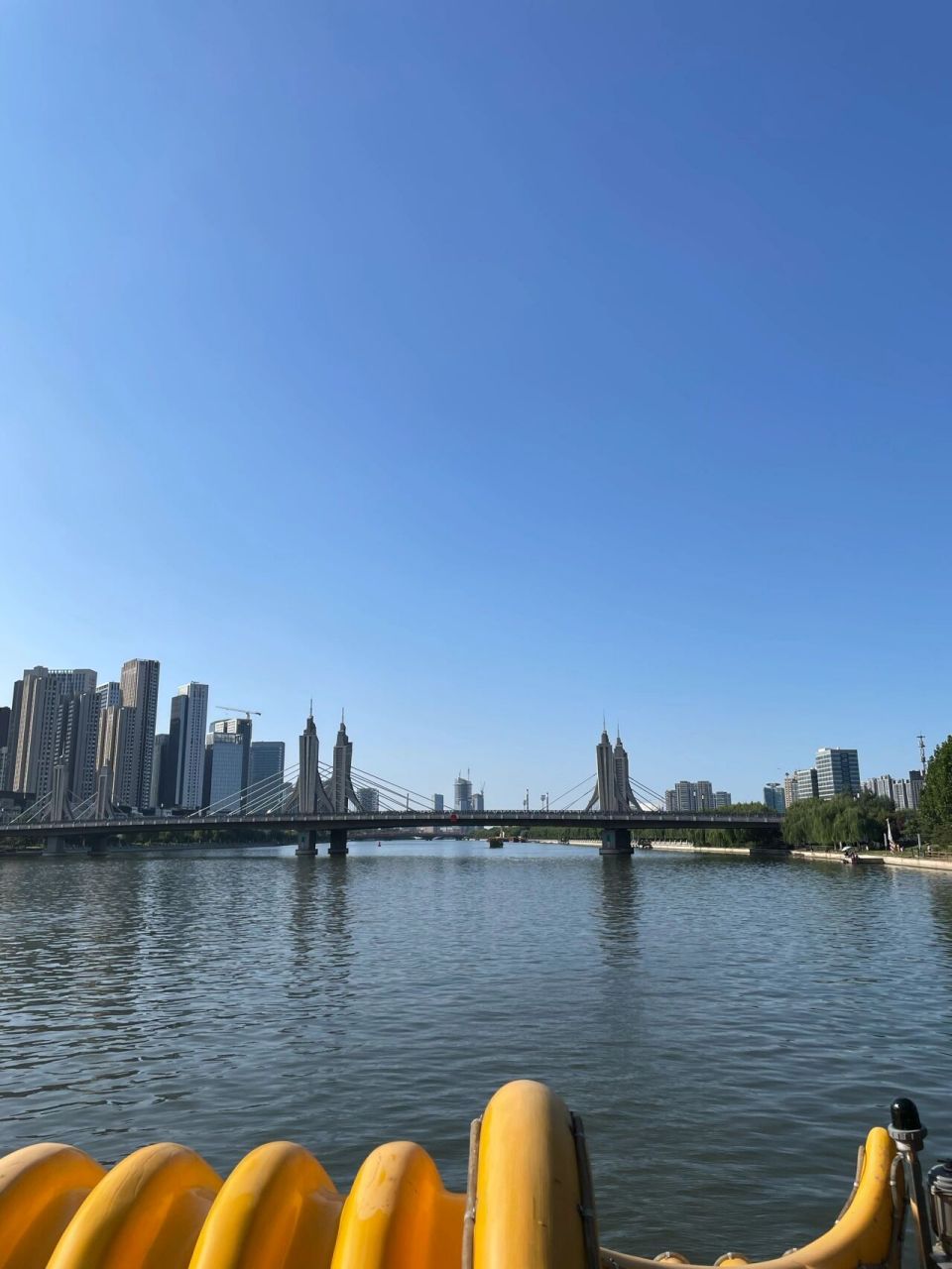通州运河奥体公园坐游船 2021.10.