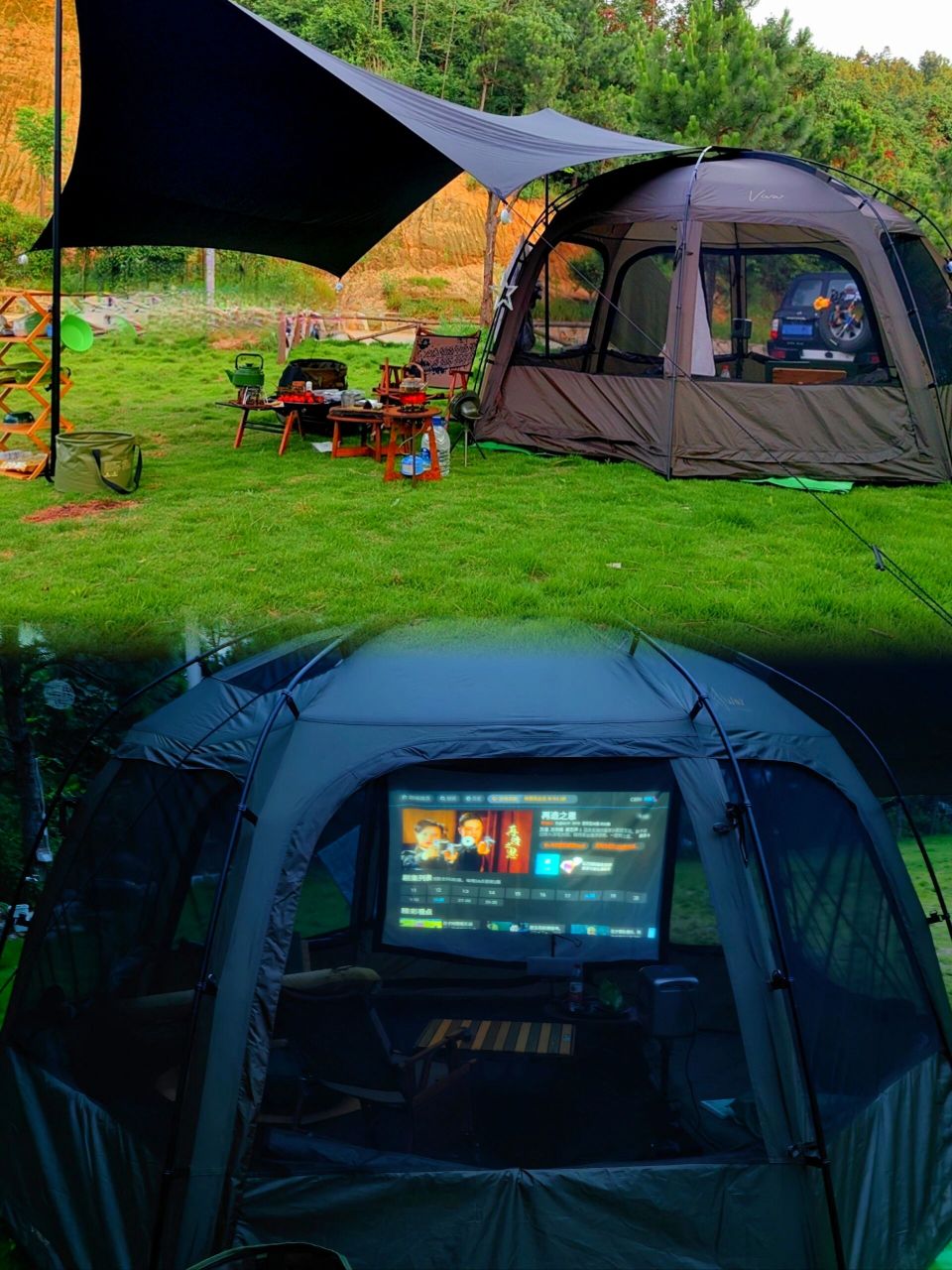 武汉周边避暑露营圣地福禄伴山营地一定要去 武汉出发两小时内就可