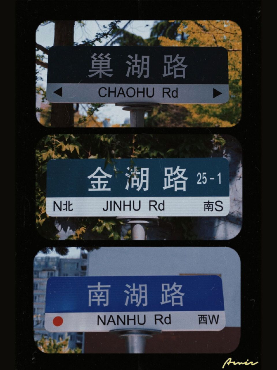青岛丨八大湖路牌丨八大关丨八大峡 八大关丨八大峡丨八大湖的路牌都
