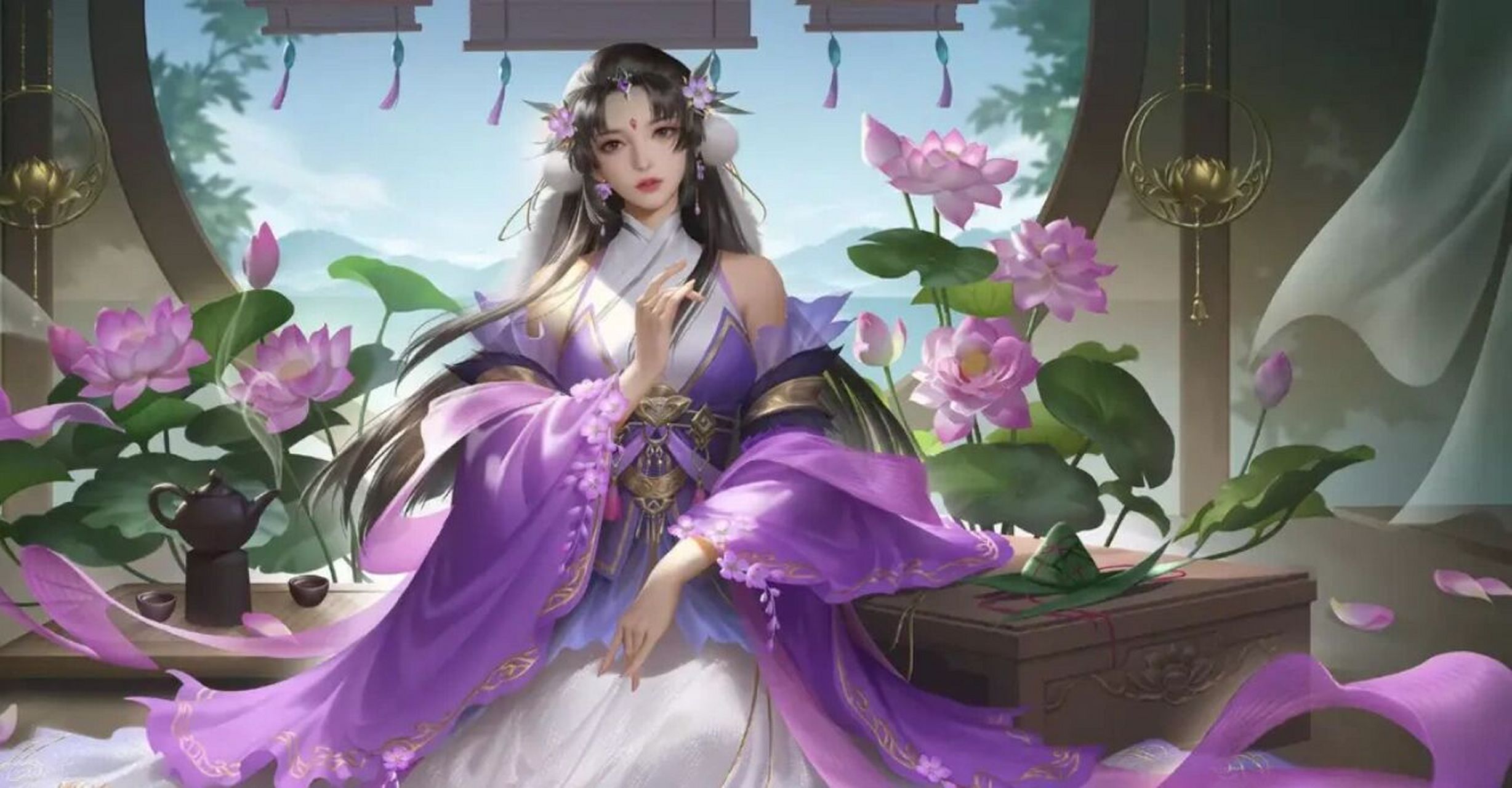 插画|动漫美女-三国杀