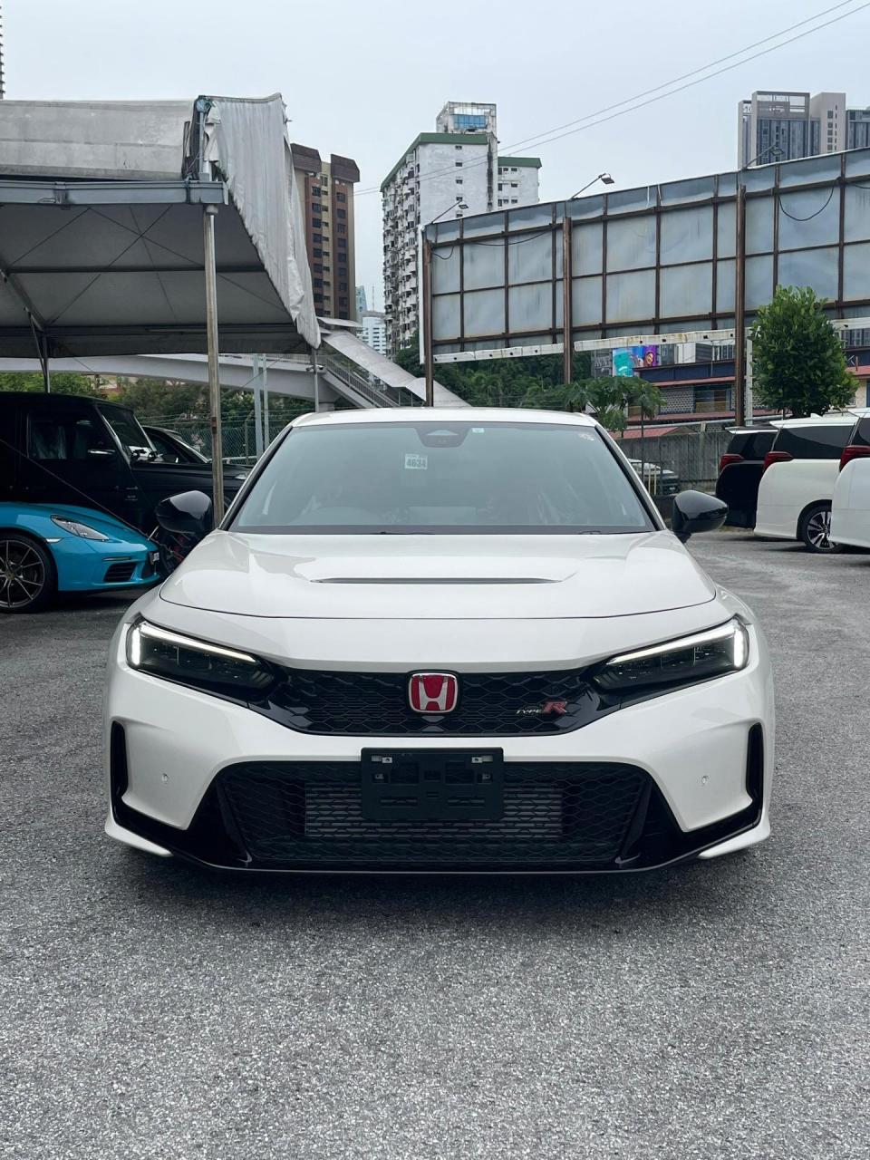 红标的本田思域 type r 9797.