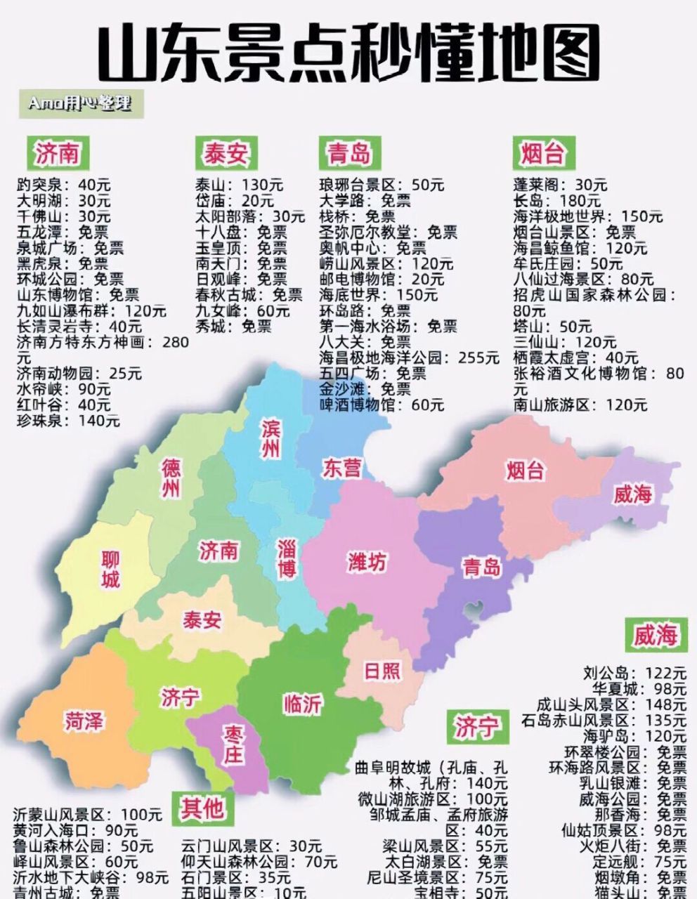 山东地市地图图片