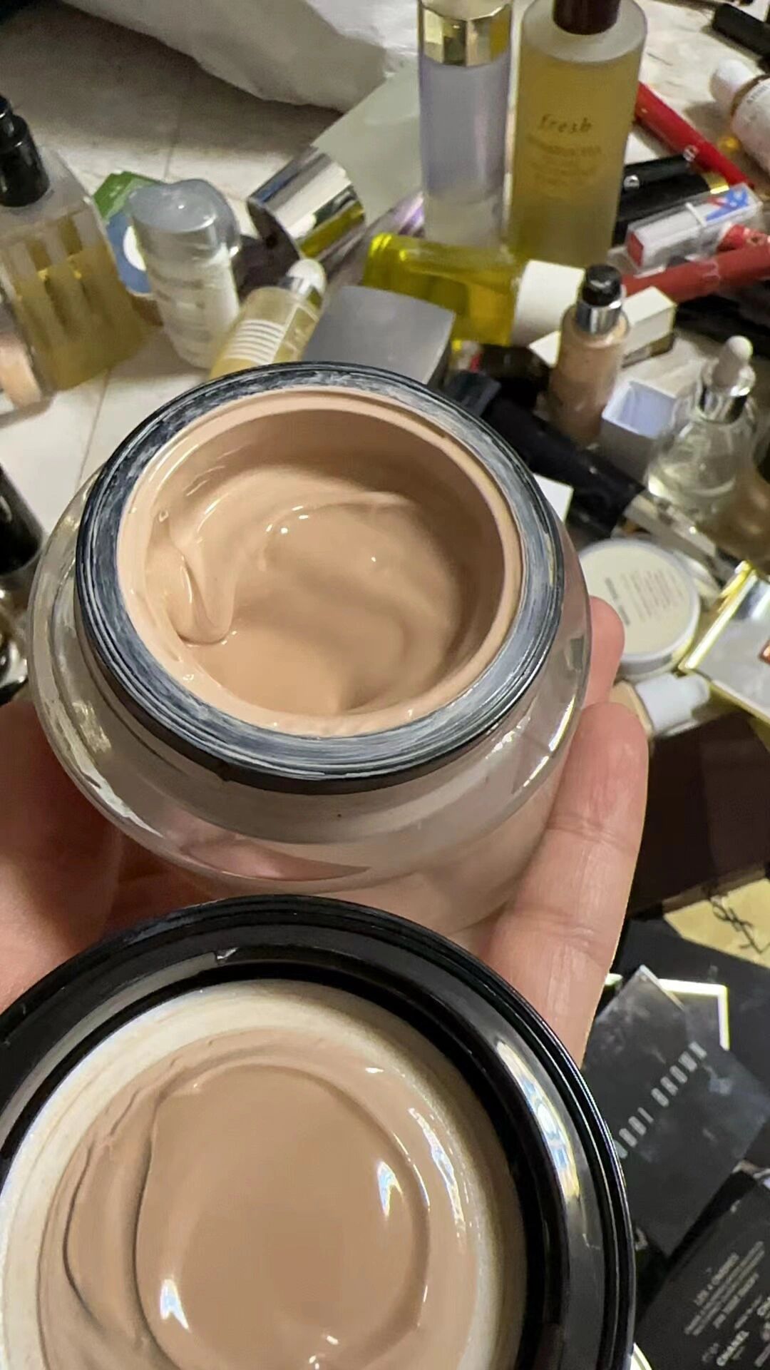 armani 阿玛尼素颜霜01粉裸色