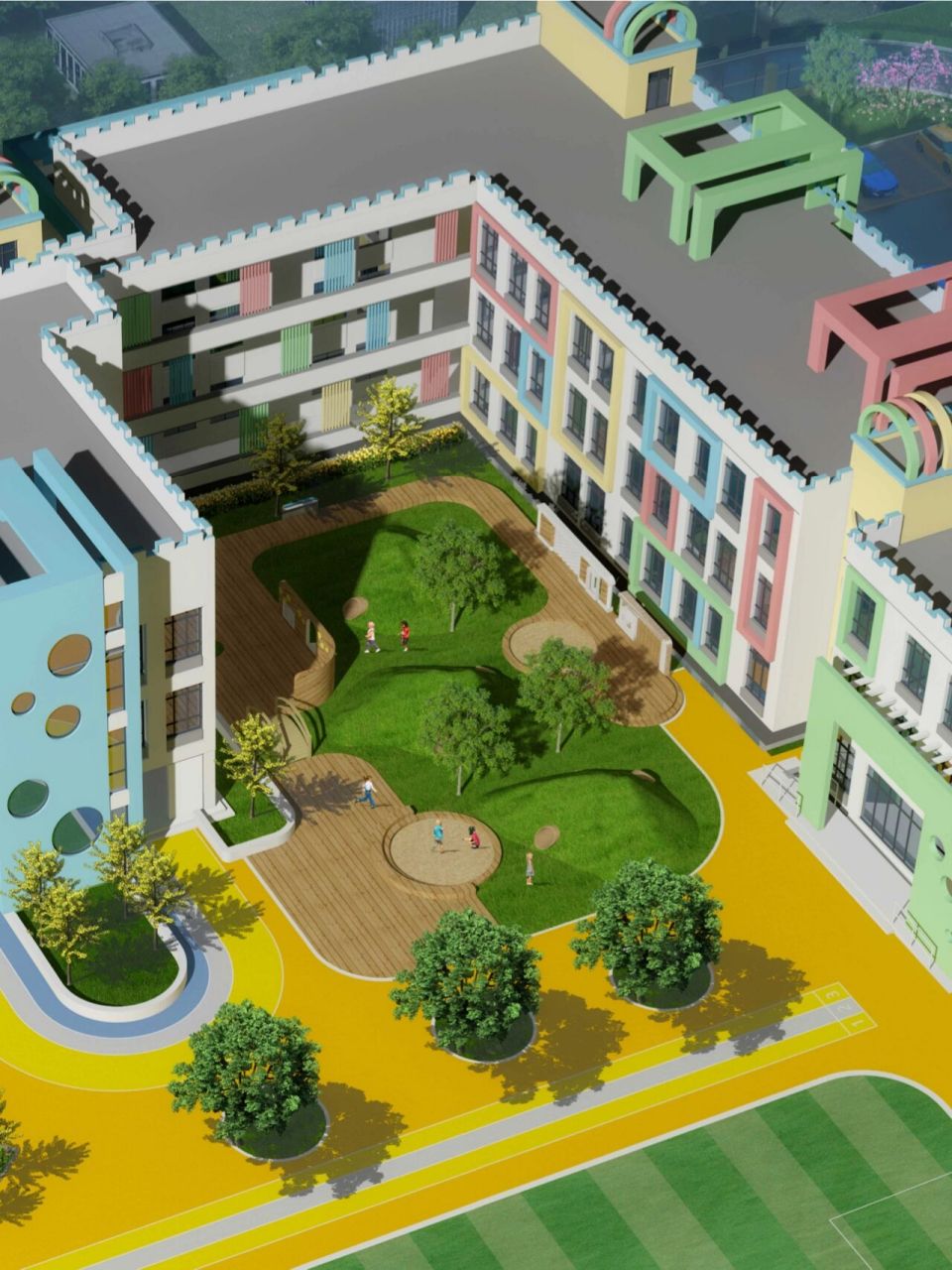 原创|幼儿园户外活动场地设计 幼儿园景观 原创|幼儿园户外活动场地