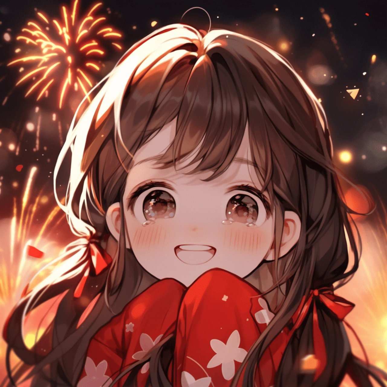 新年头像 女孩 2024新款微信头像 #ai绘画# #微信头像# #midjourney