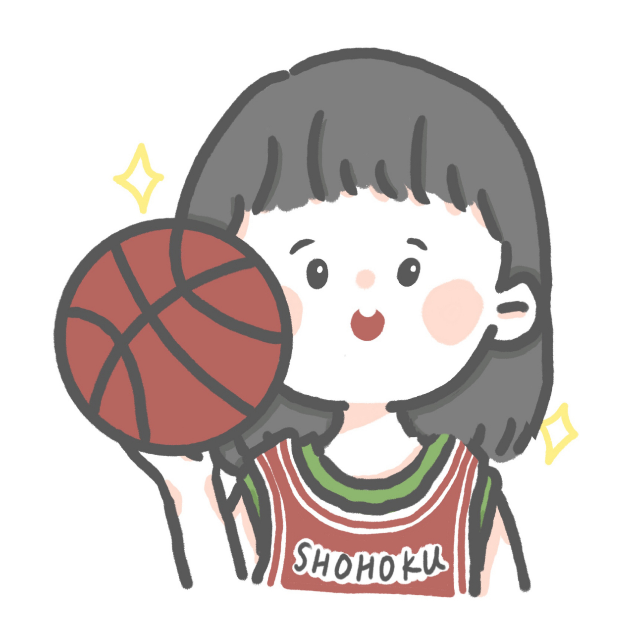 樱木花道丨赤木晴子丨灌篮高手丨情侣头像 摸一个情侣头像正事不干