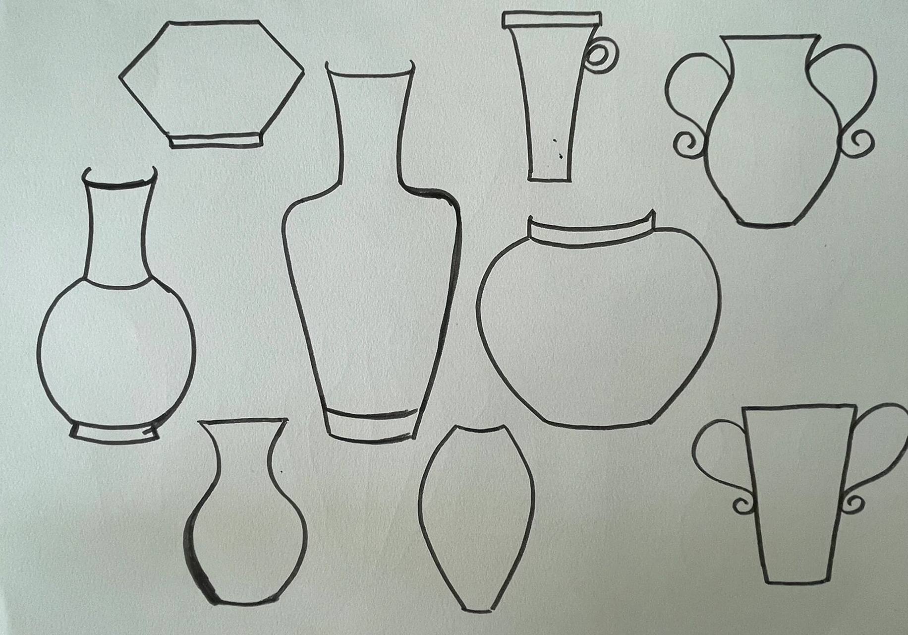 花瓶简笔画,花瓶装饰