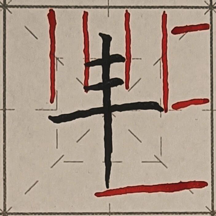 硬笔楷书规范字