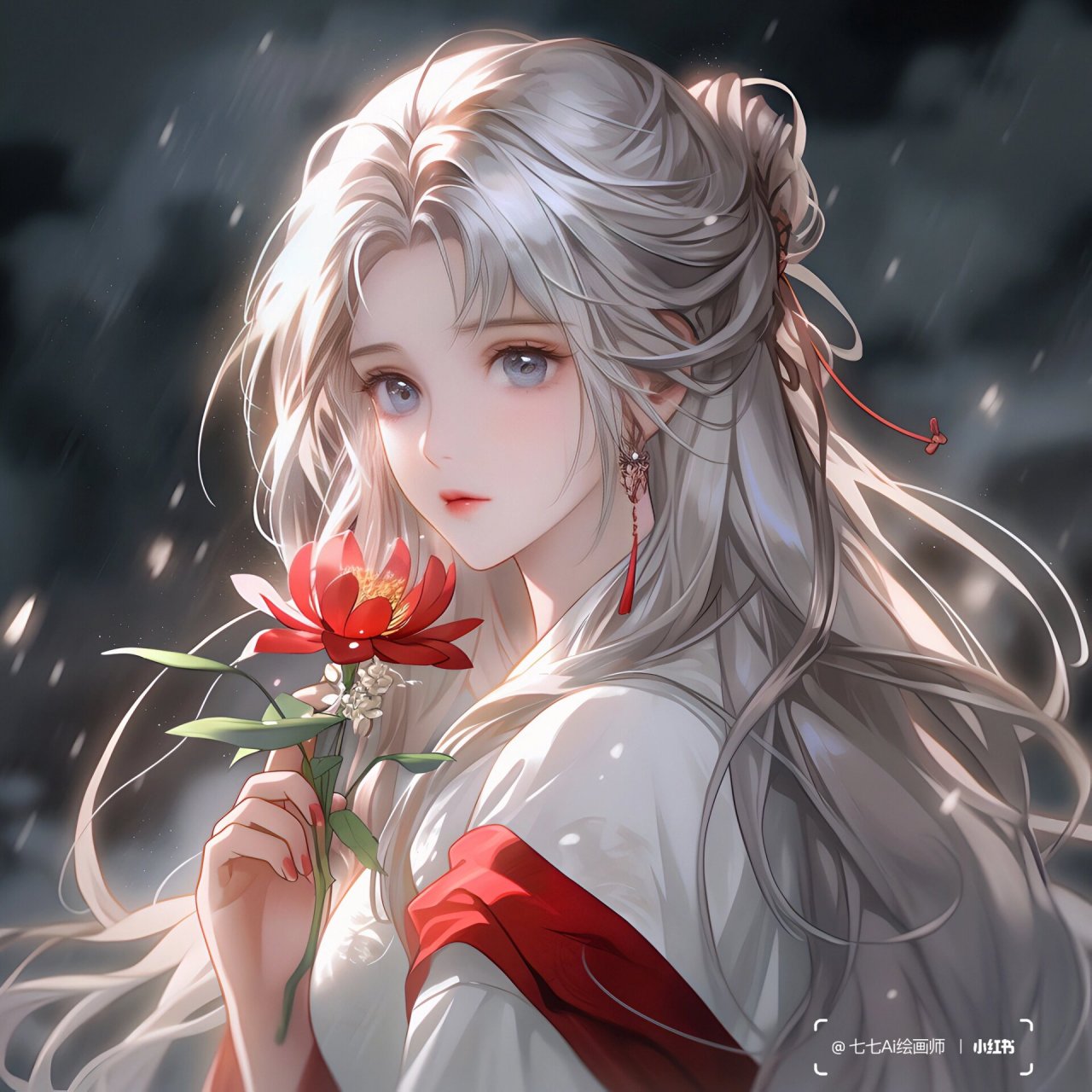 倾国倾城之美女子也!