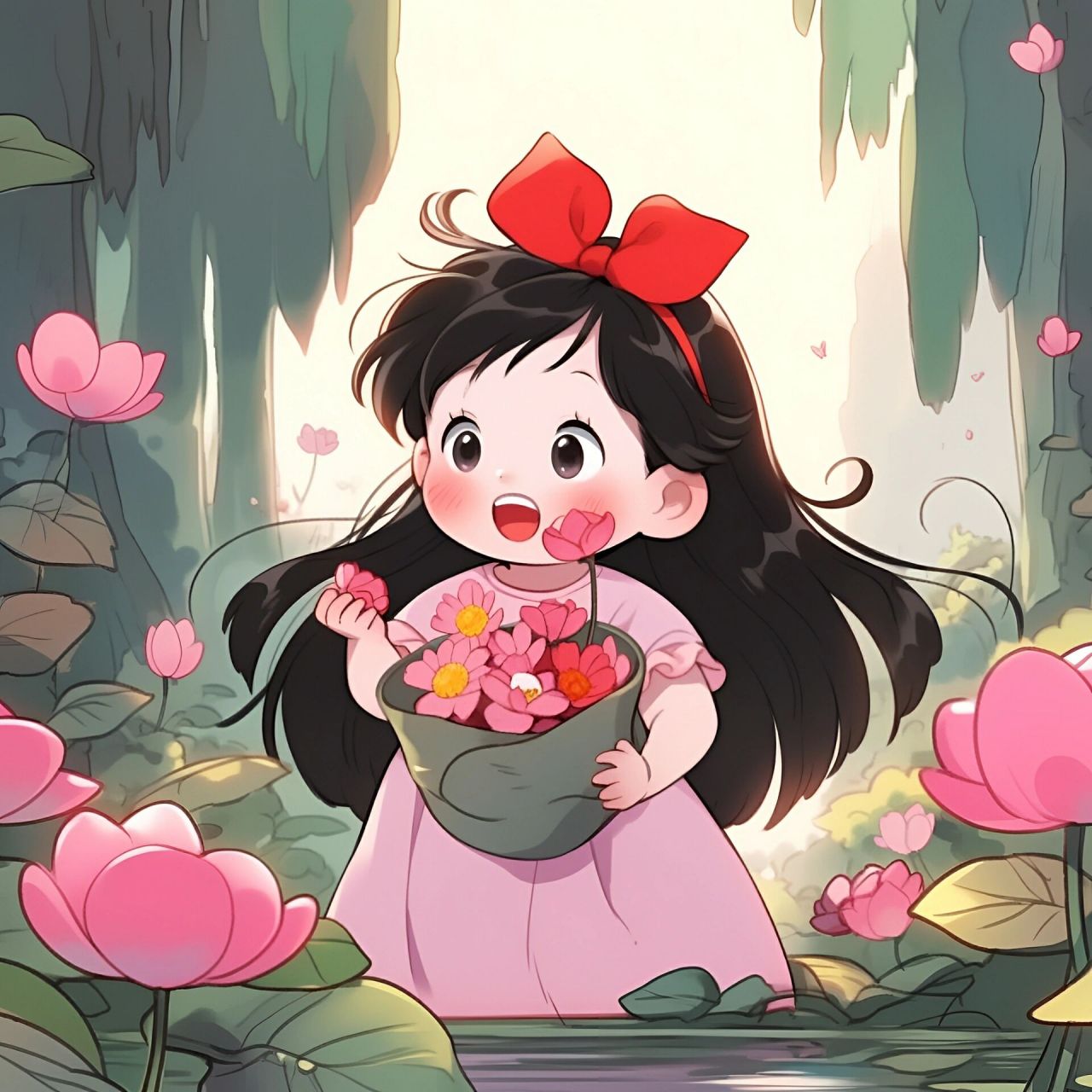 头像||好运莲莲 女生头像 愿好运相伴,努力成为自己喜欢的样子,和自己