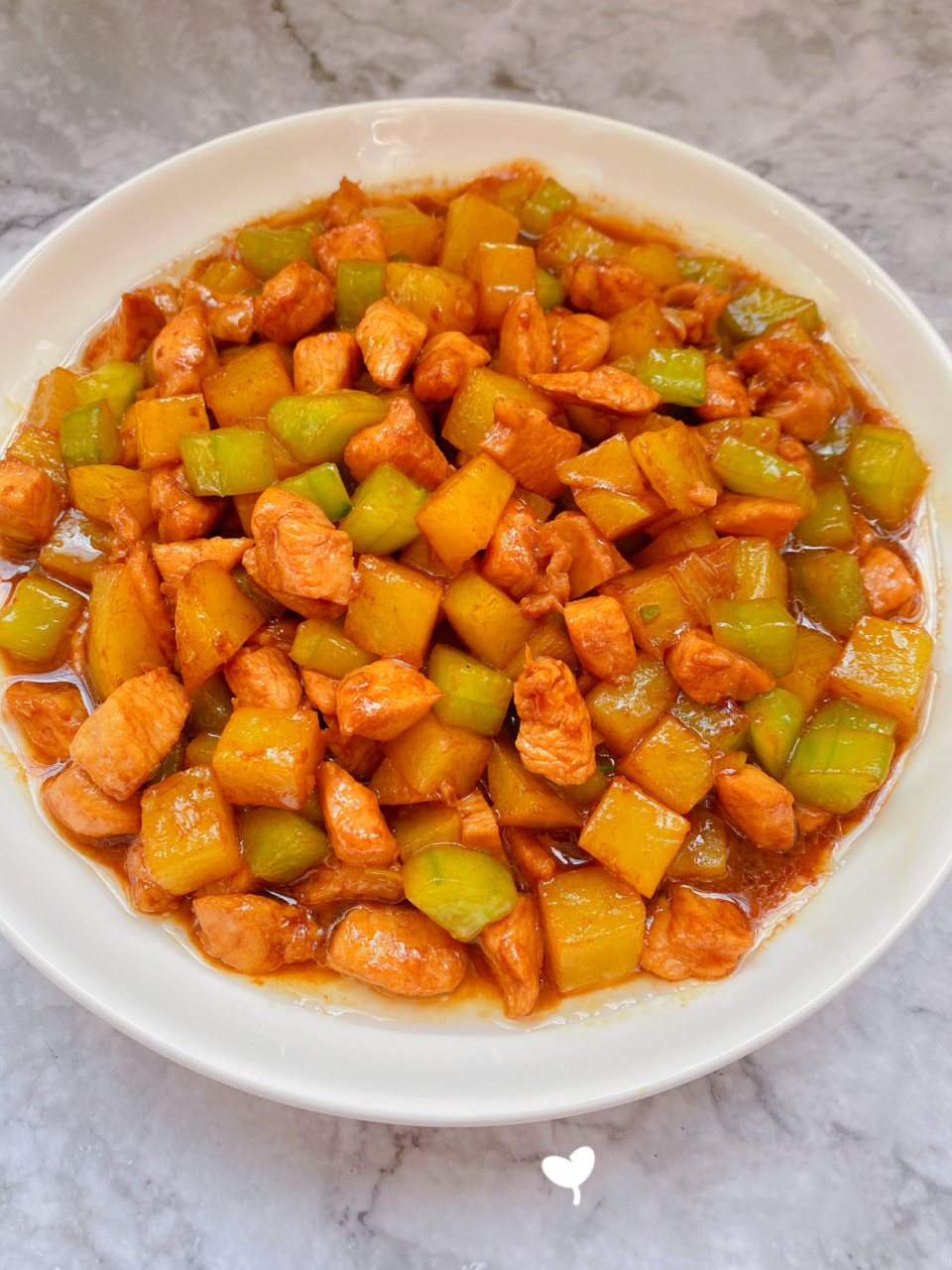 巨好吃757515鸡胸肉做的爆炒三丁97营养下饭菜 97鸡胸肉做